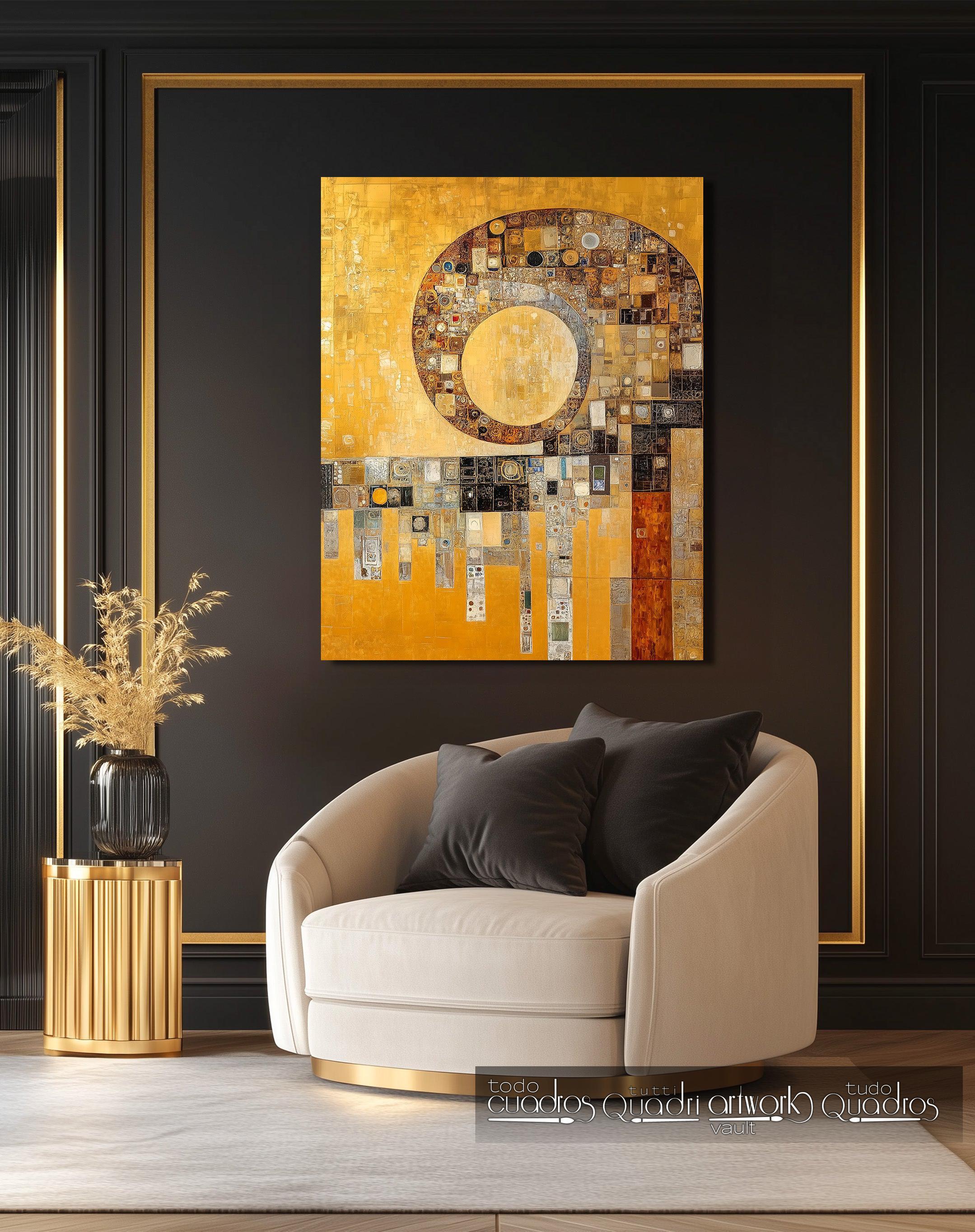 Échos dorés, style Klimt