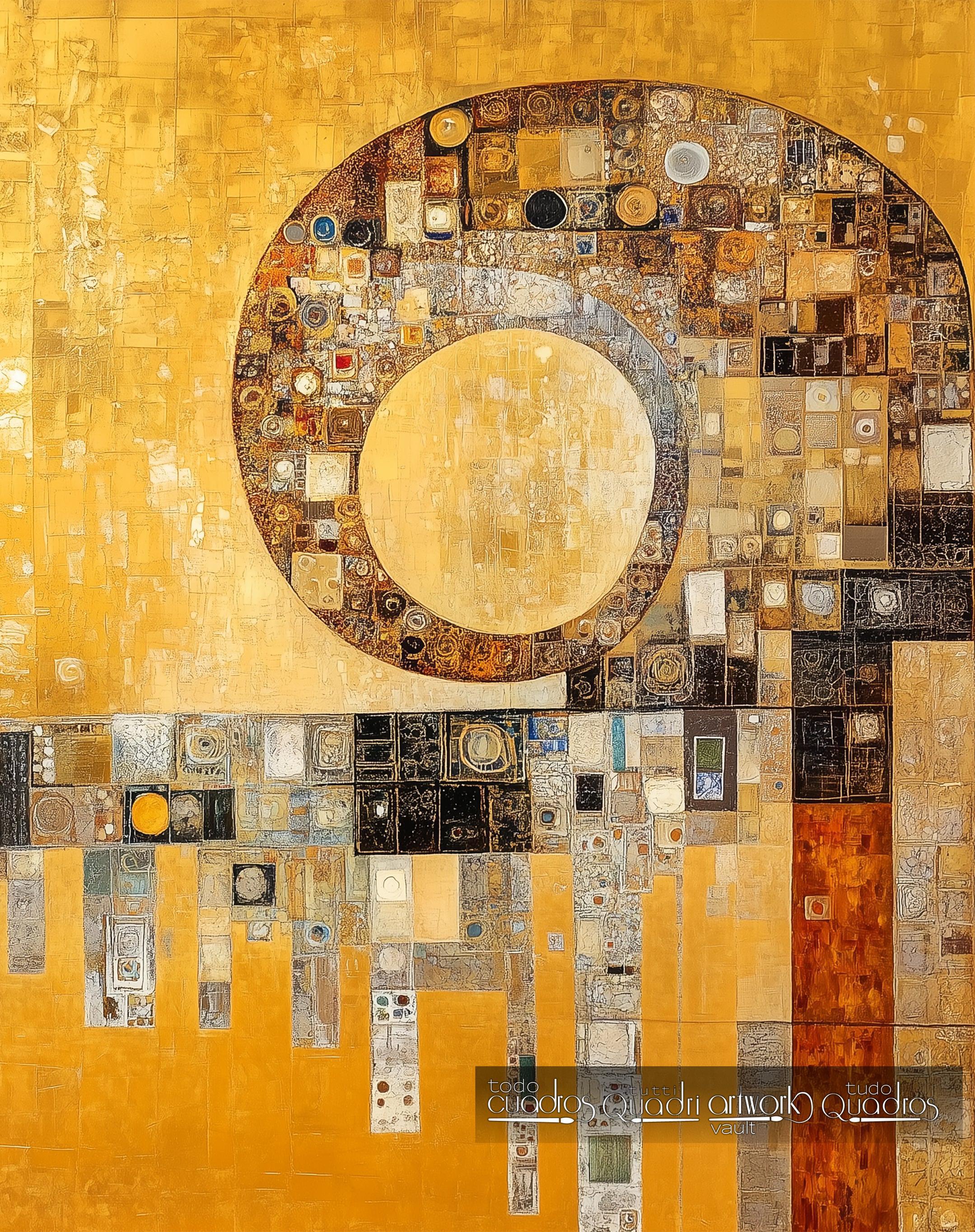 Échos dorés, style Klimt