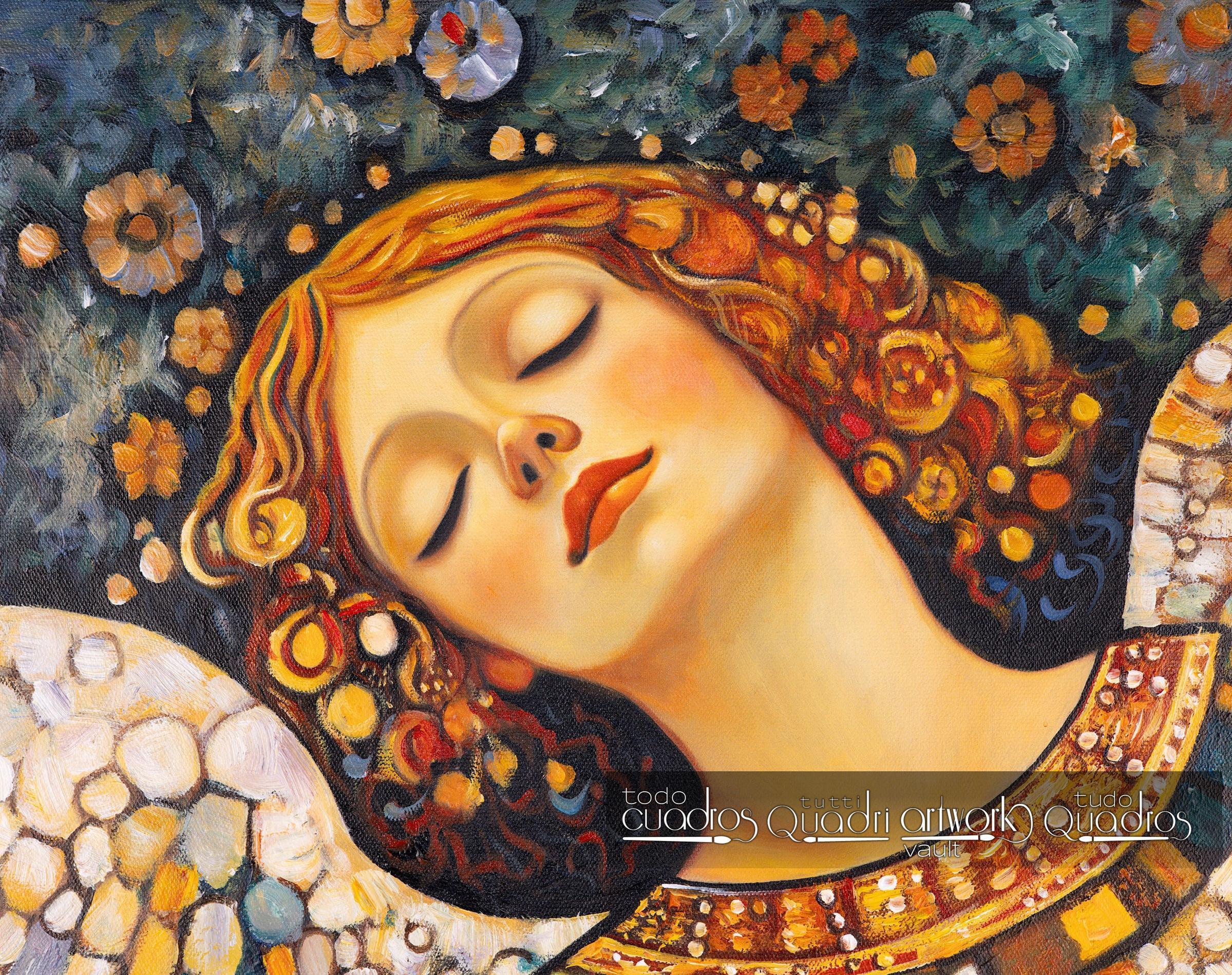 Anjo dos Sonhos, estilo Klimt