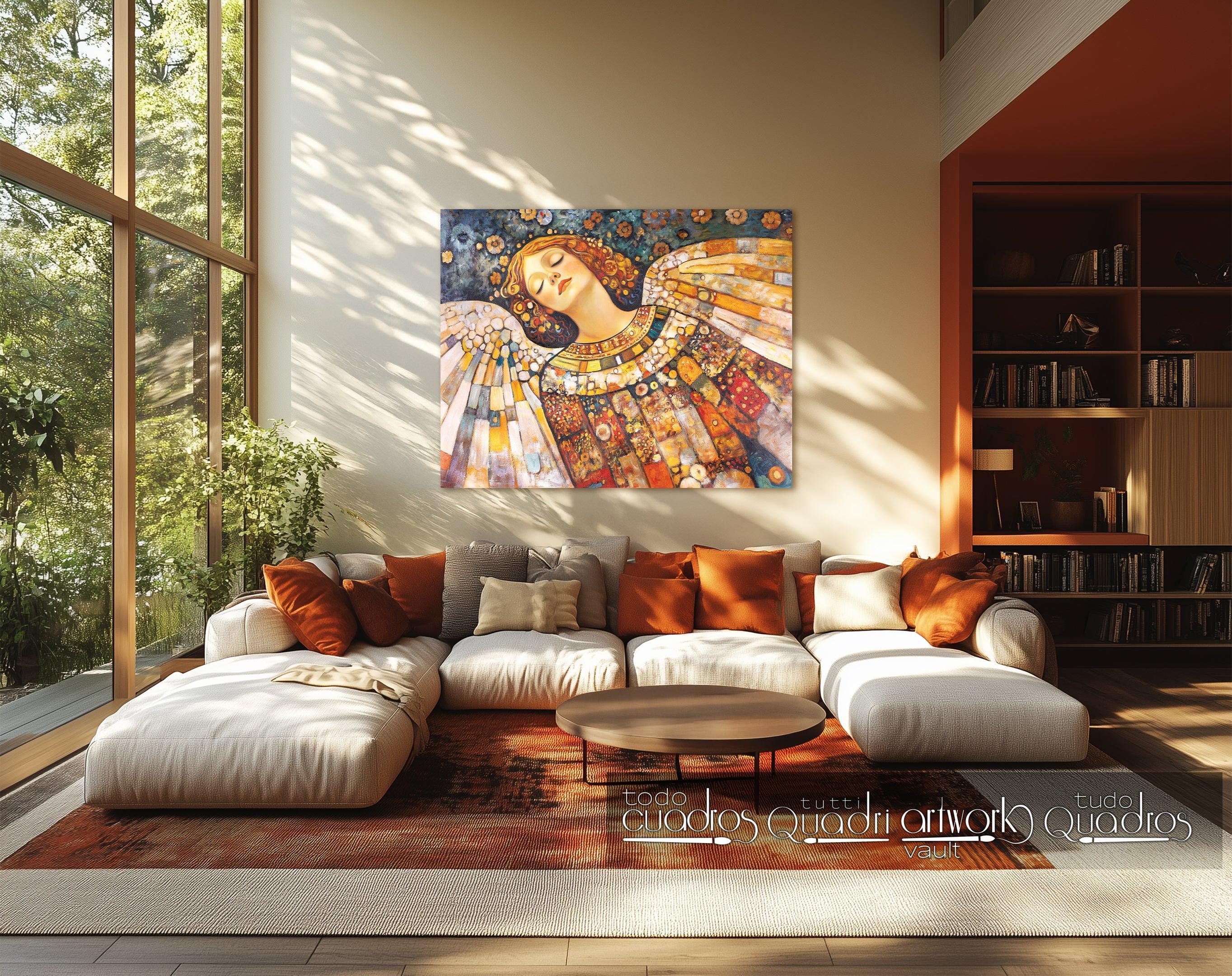 Anjo dos Sonhos, estilo Klimt