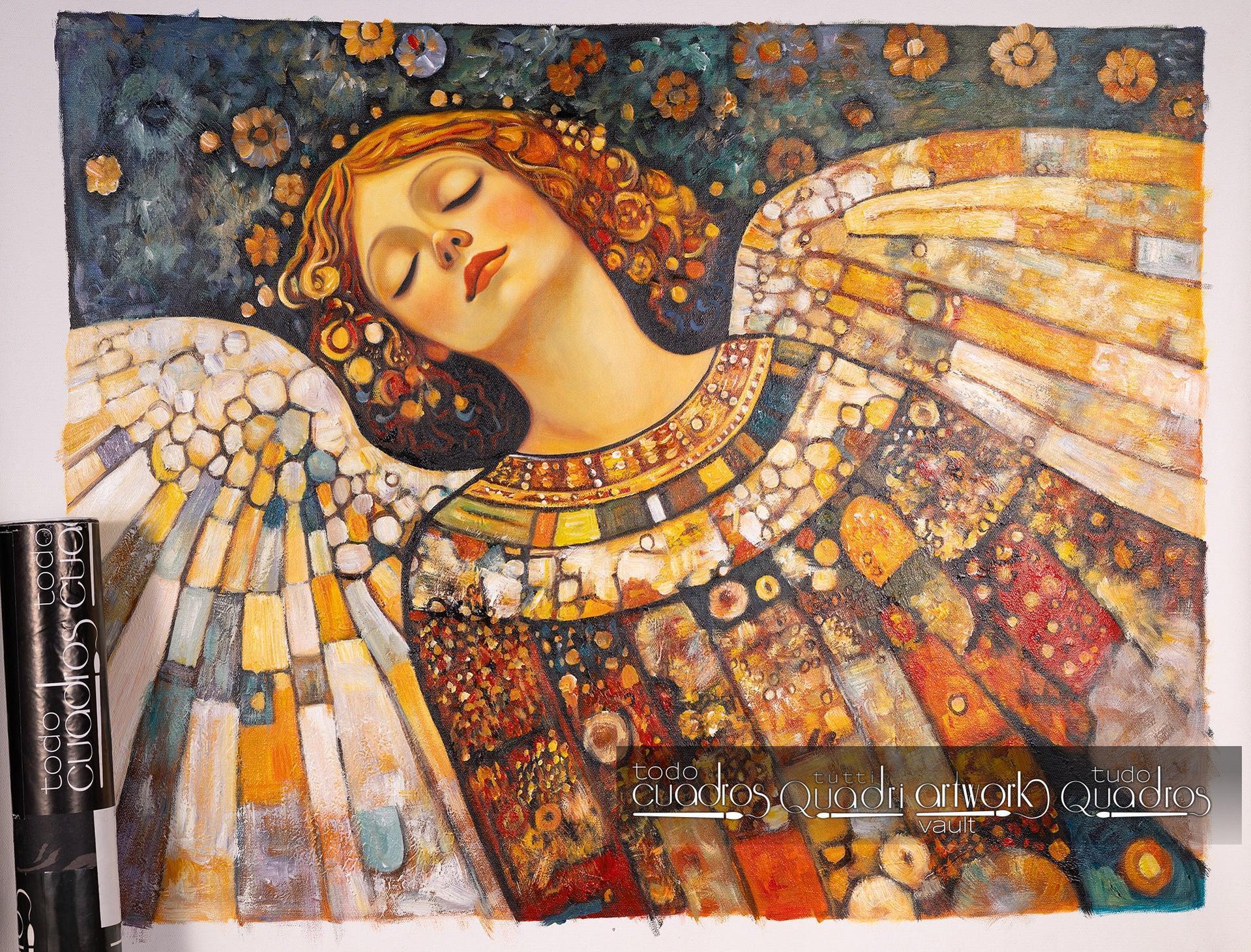 Anjo dos Sonhos, estilo Klimt