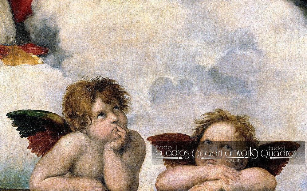 Madone Sixtine, Raphaël (Anges)