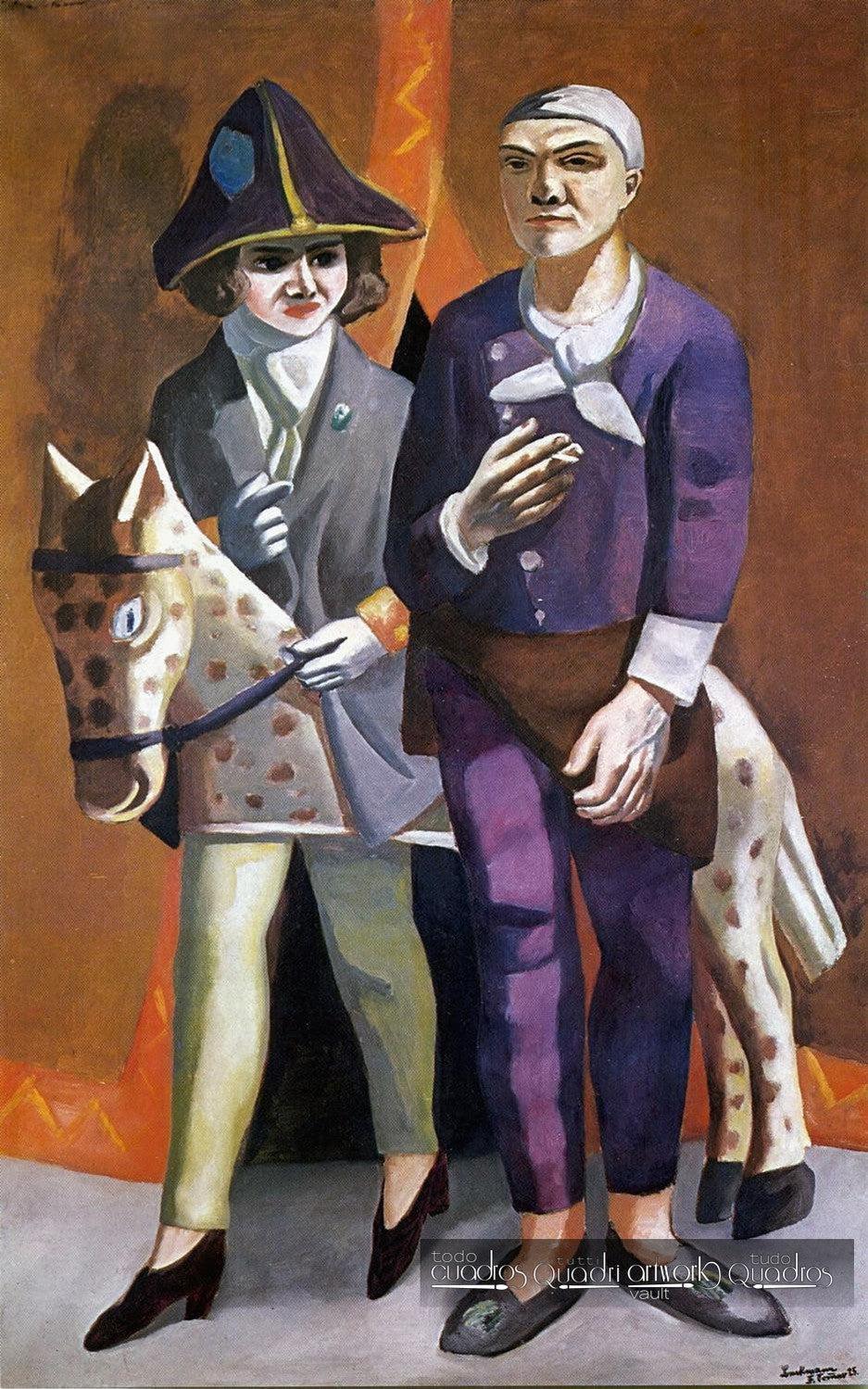 L’Artiste et sa femme, Max Beckmann