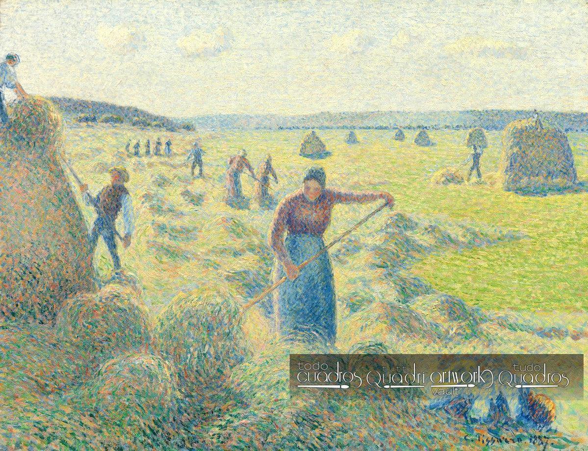 La Récolte des Foins, Éragny, Pissarro