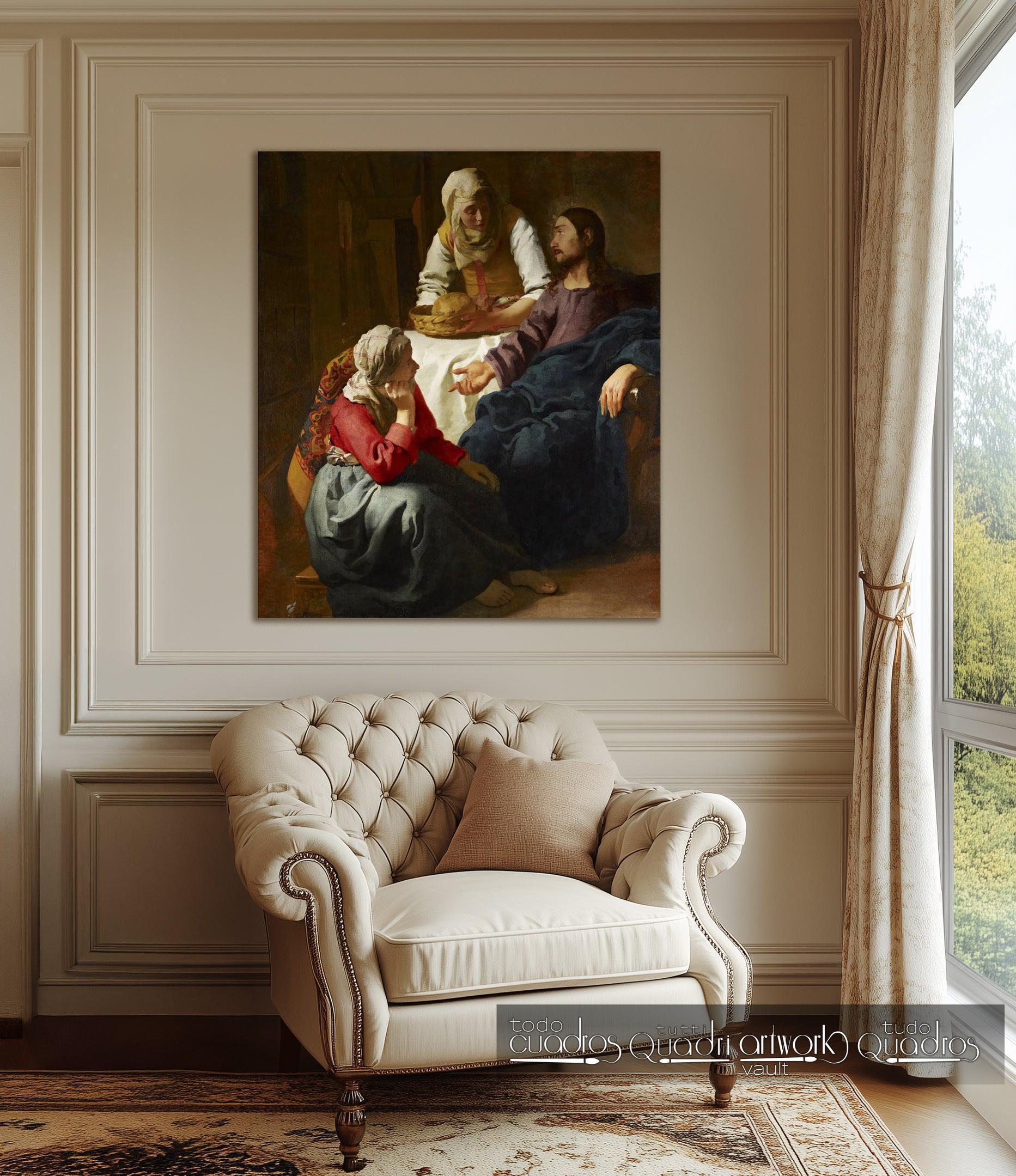 Le Christ dans la maison de Marthe et Marie, Vermeer