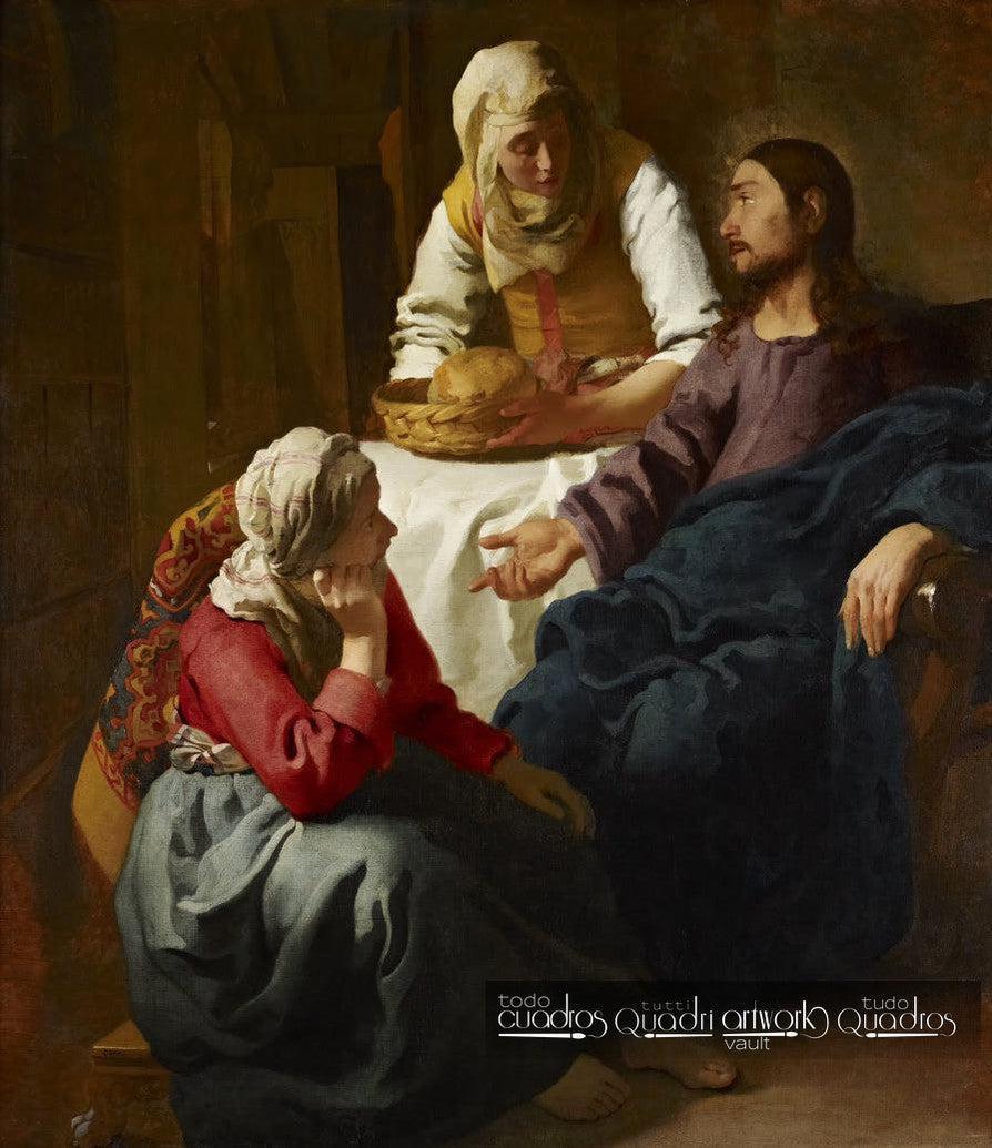 Le Christ dans la maison de Marthe et Marie, Vermeer