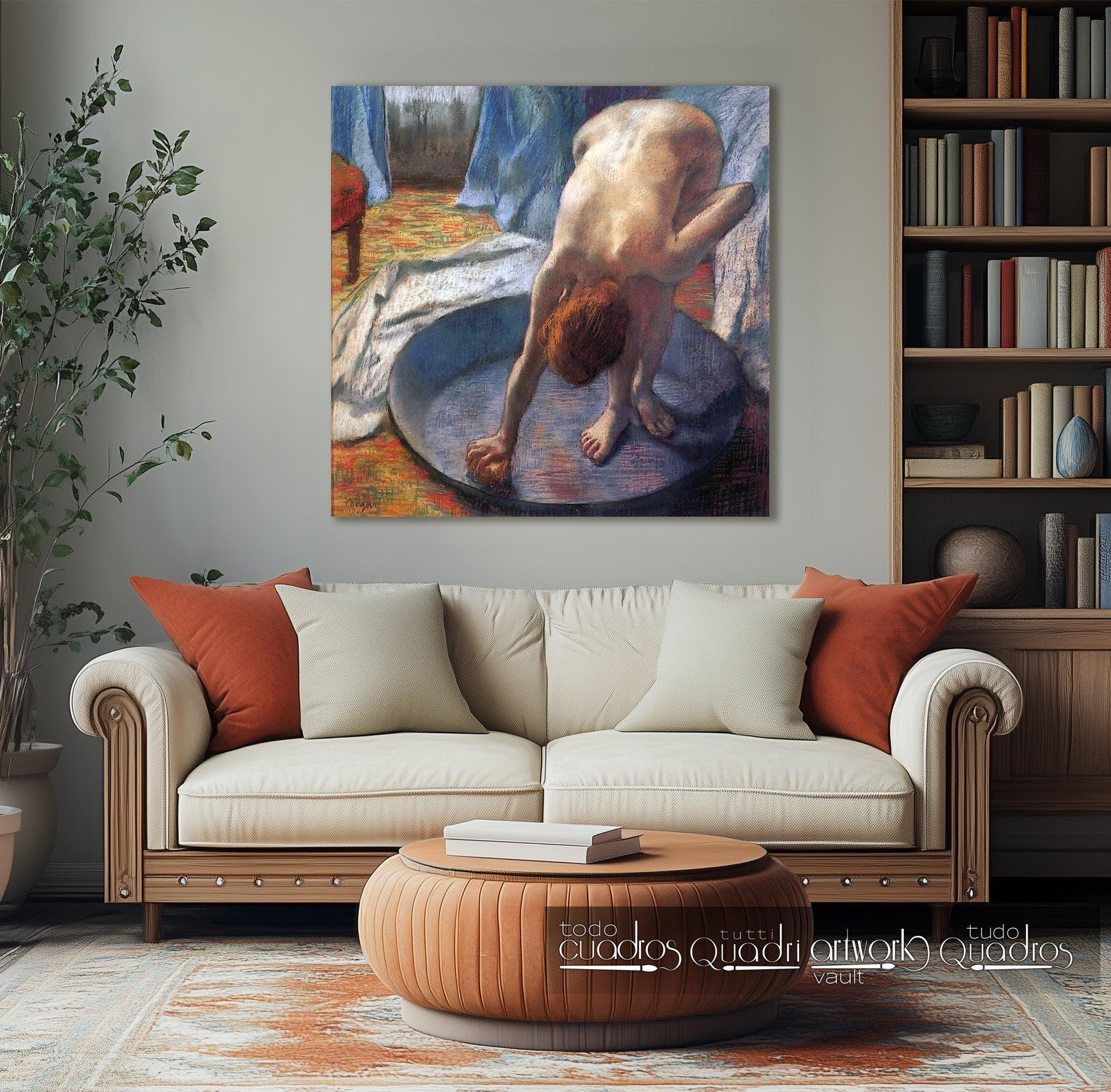 Mulher com bacia, Degas