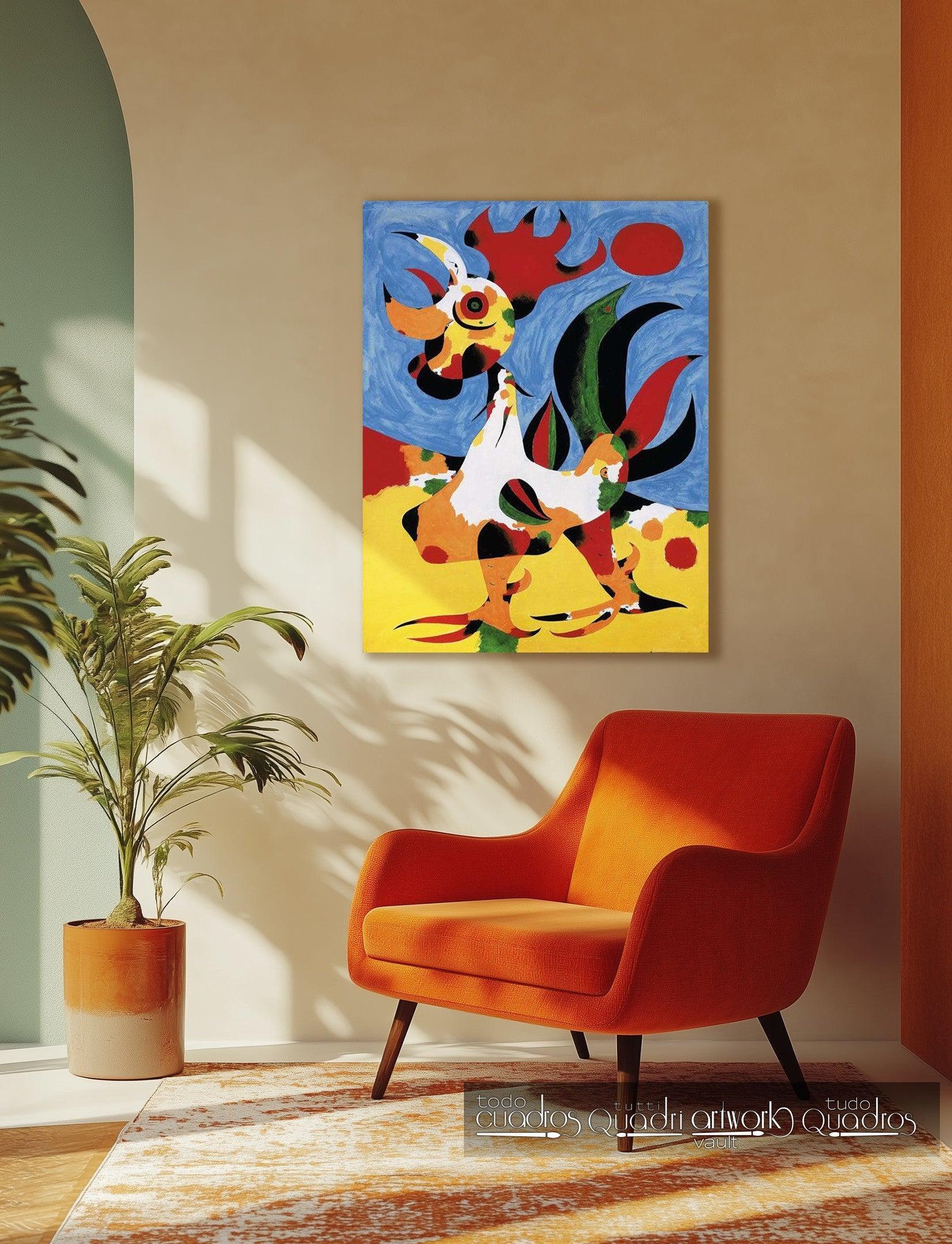 Le coq, Miró
