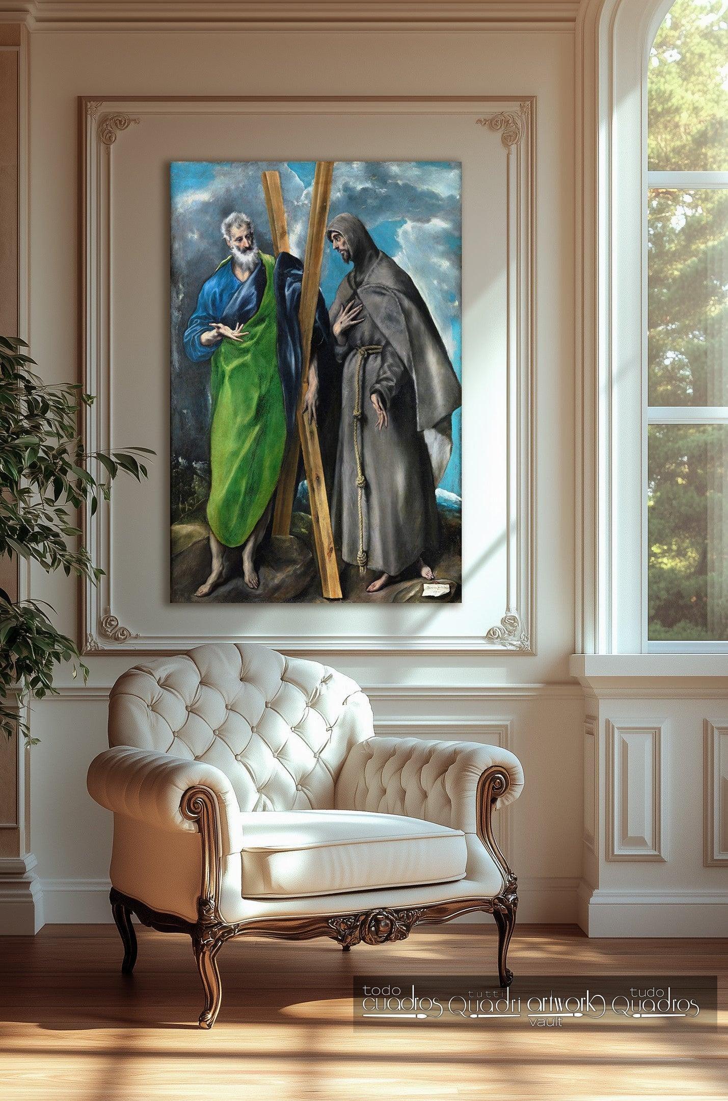 São André e São Francisco, El Greco