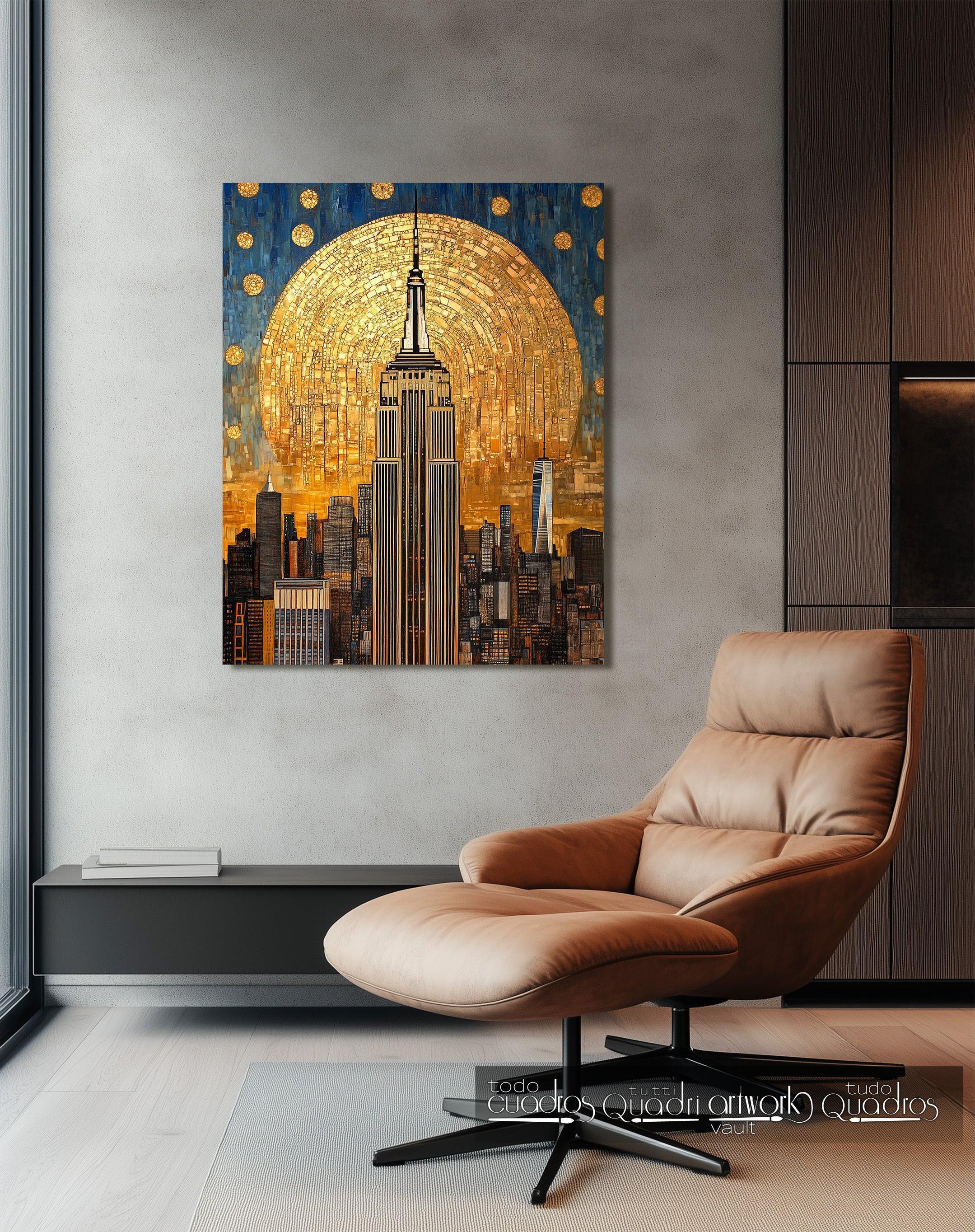 Éclat éternel sur Manhattan, style Klimt