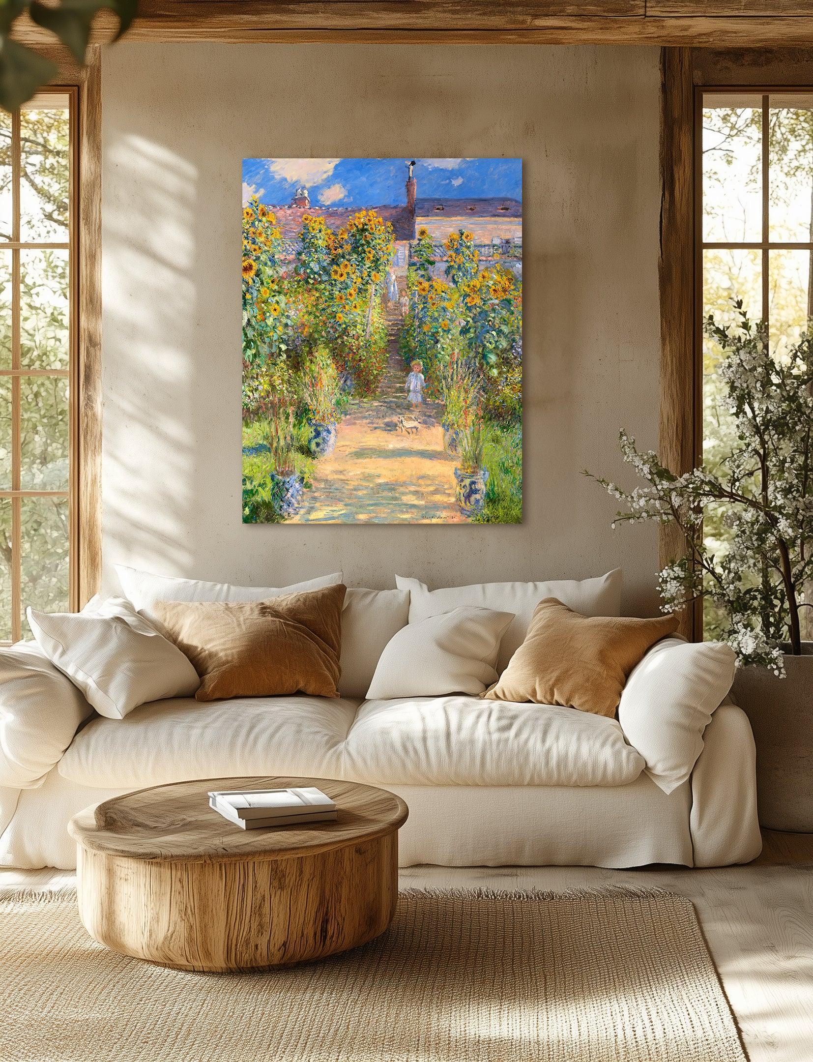Le Jardin de Monet à Vétheuil, Monet