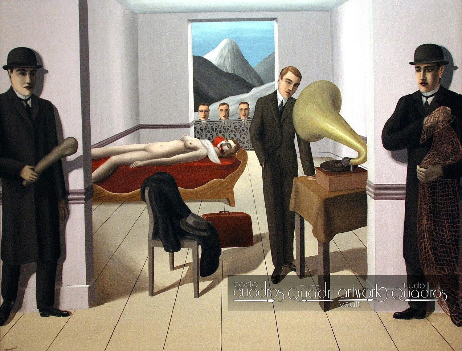 L'Assassin menacé, Magritte