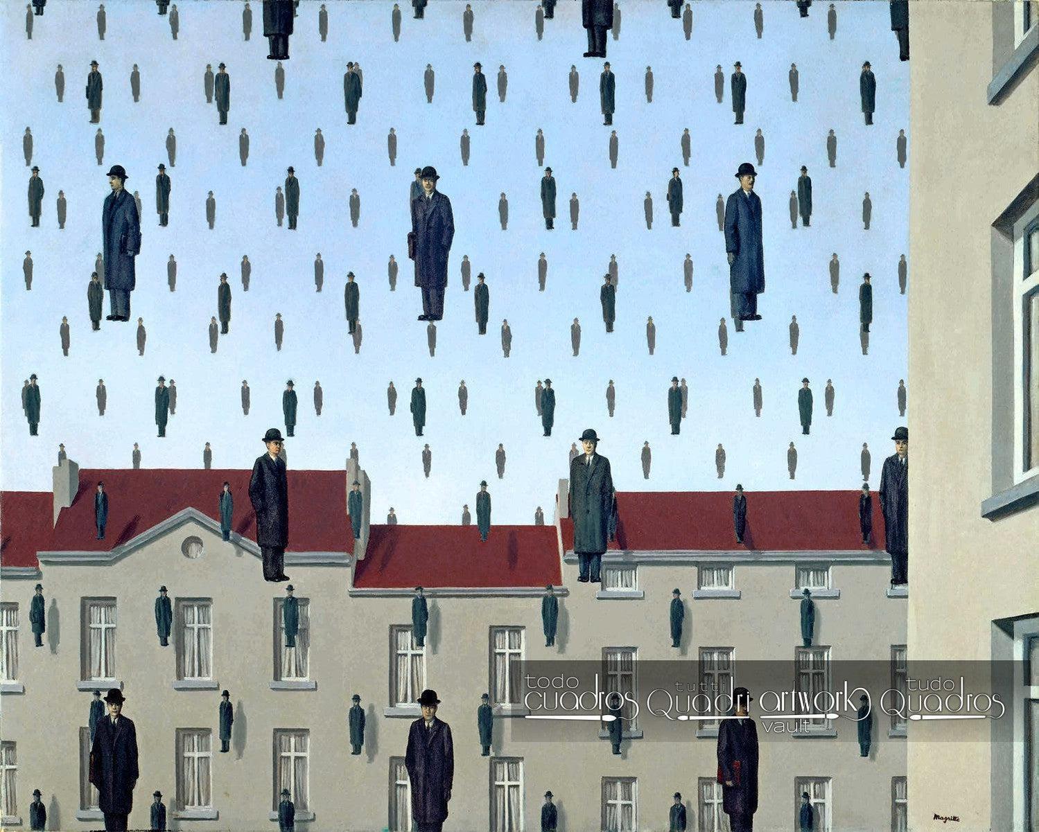 Golconde, Magritte