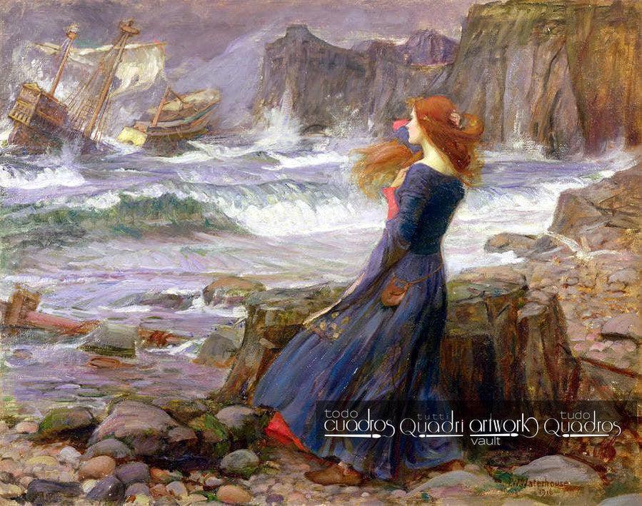 Miranda - A Tempestade, J. W. Waterhouse