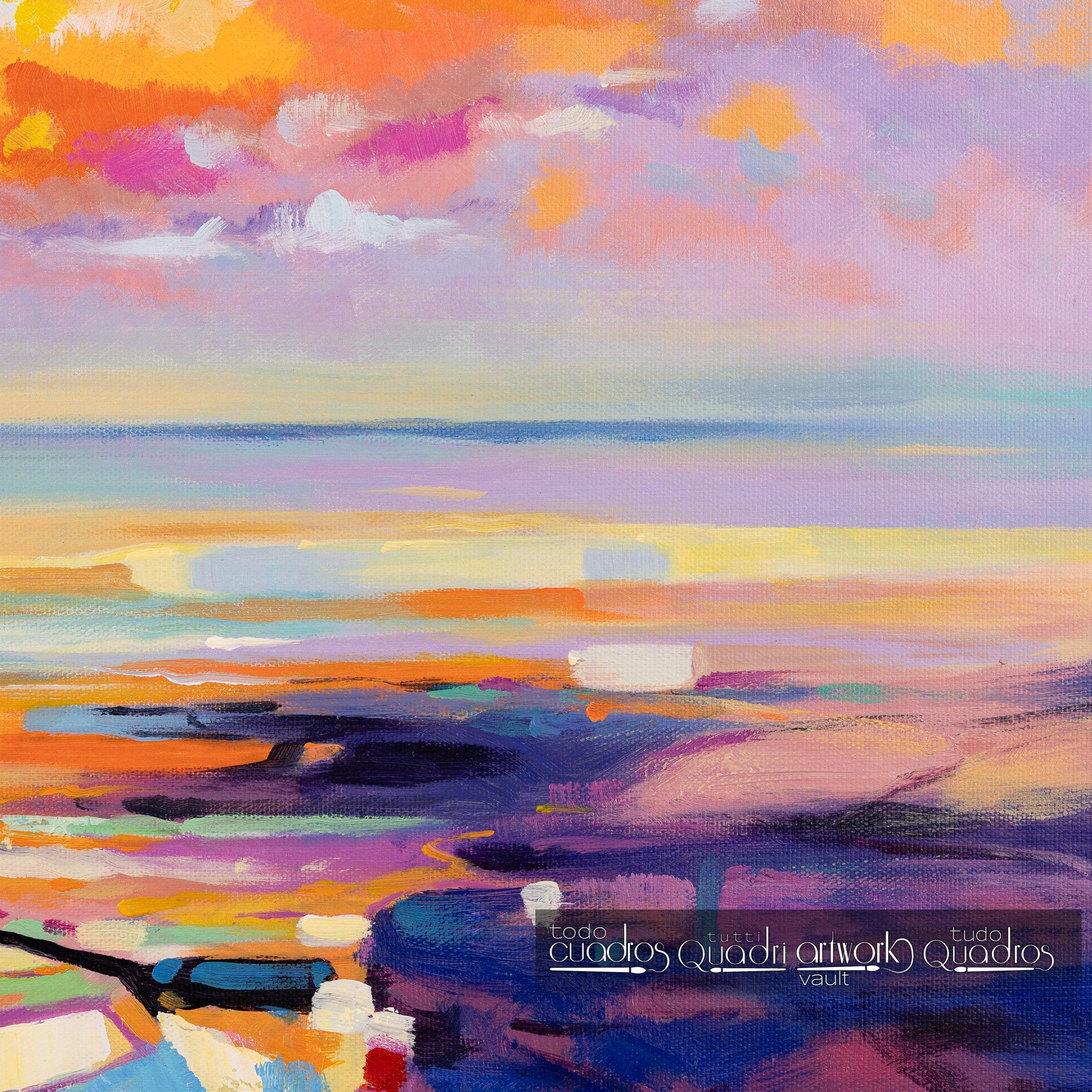 Crépuscule d’Ibiza, huile