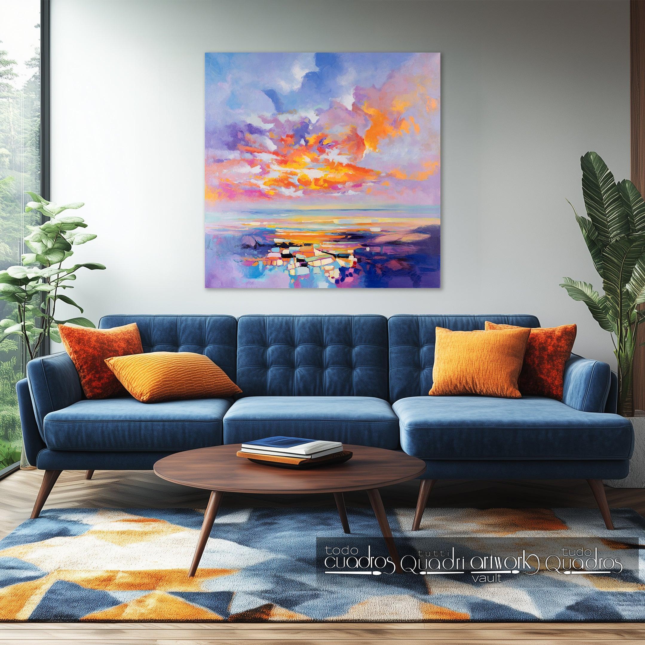 Crépuscule d’Ibiza, huile