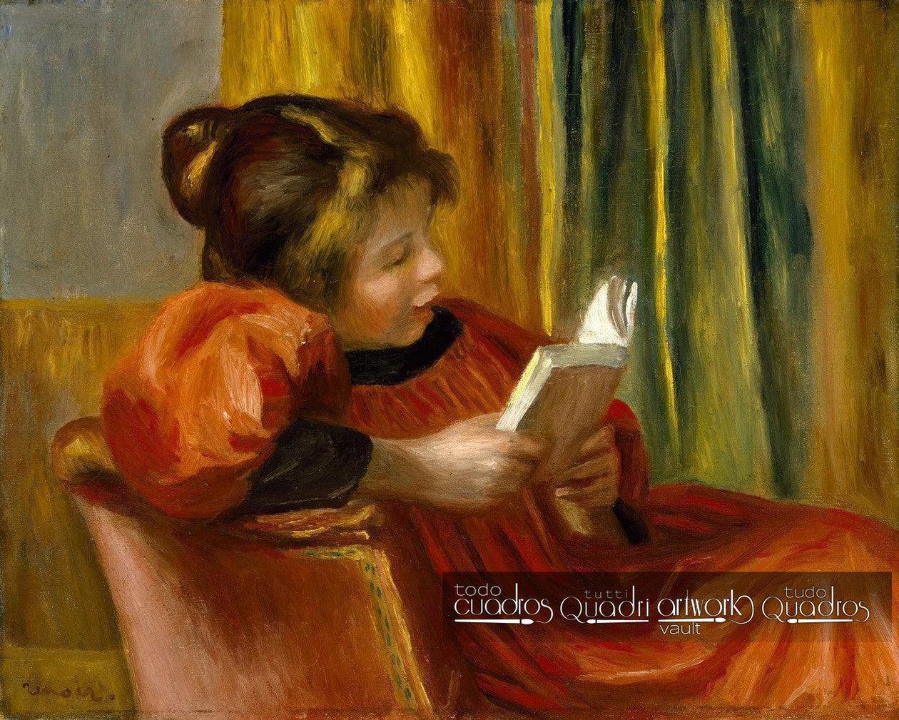 Fillette lisant, Renoir
