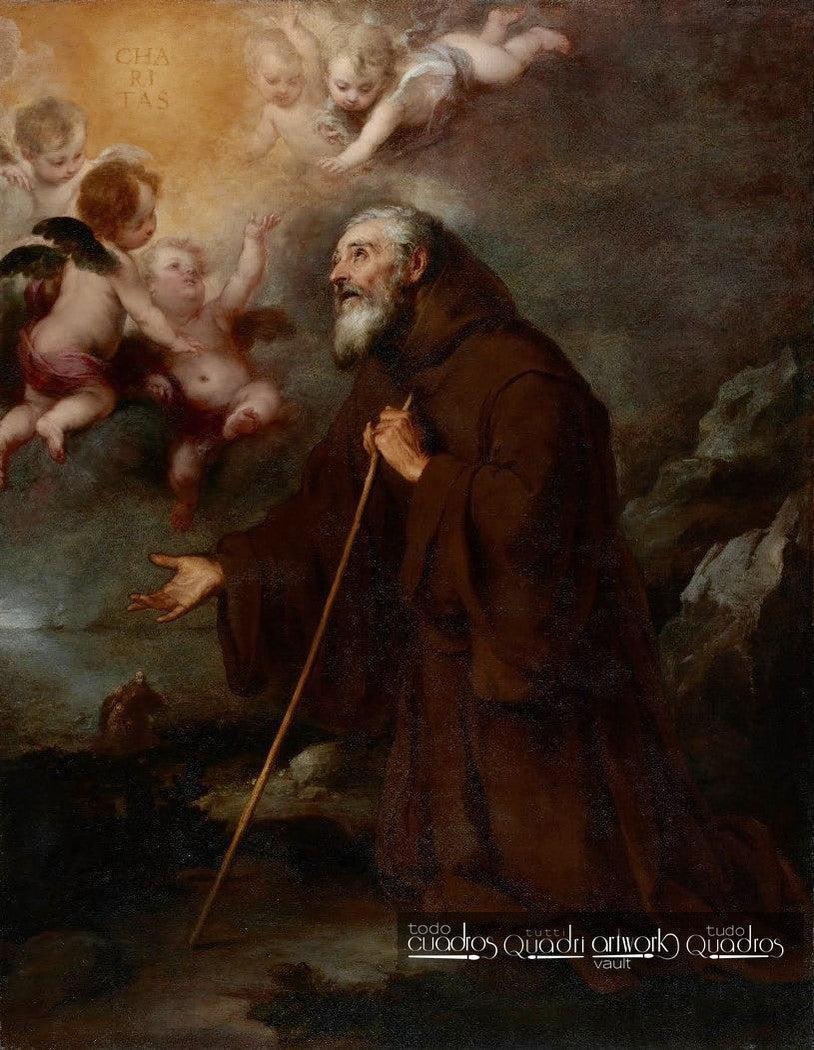 La Vision de Saint François de Paule, Murillo
