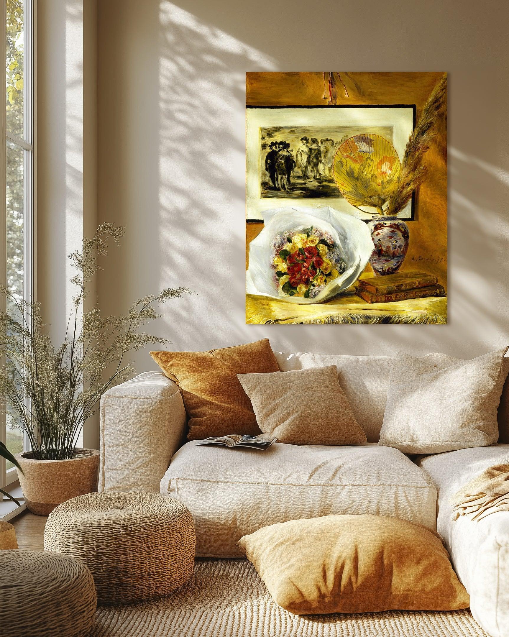 Nature morte et bouquet, Renoir