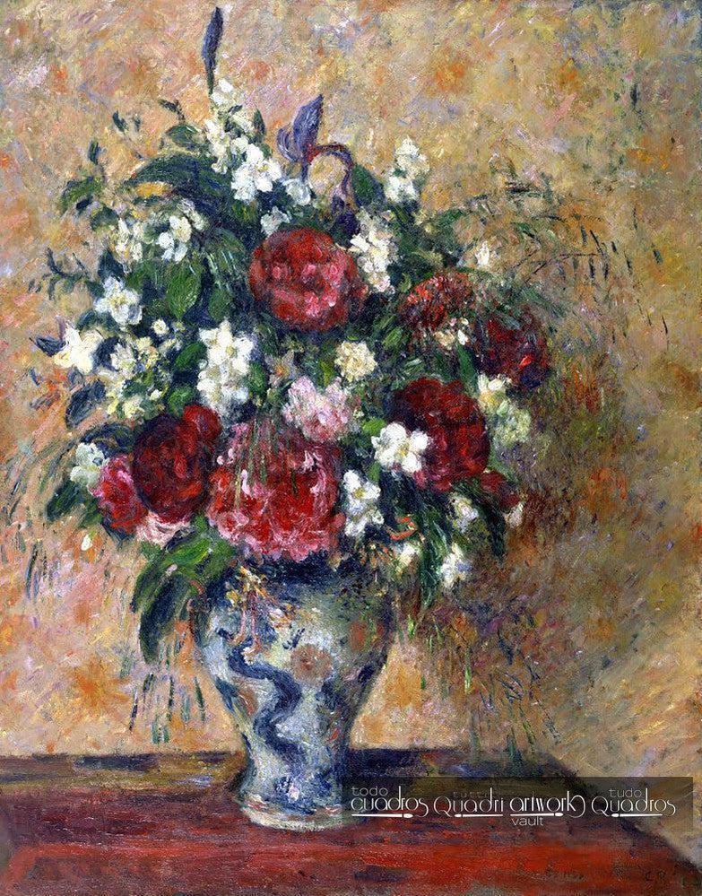 Nature morte avec pivoines et faux oranger, Pissarro