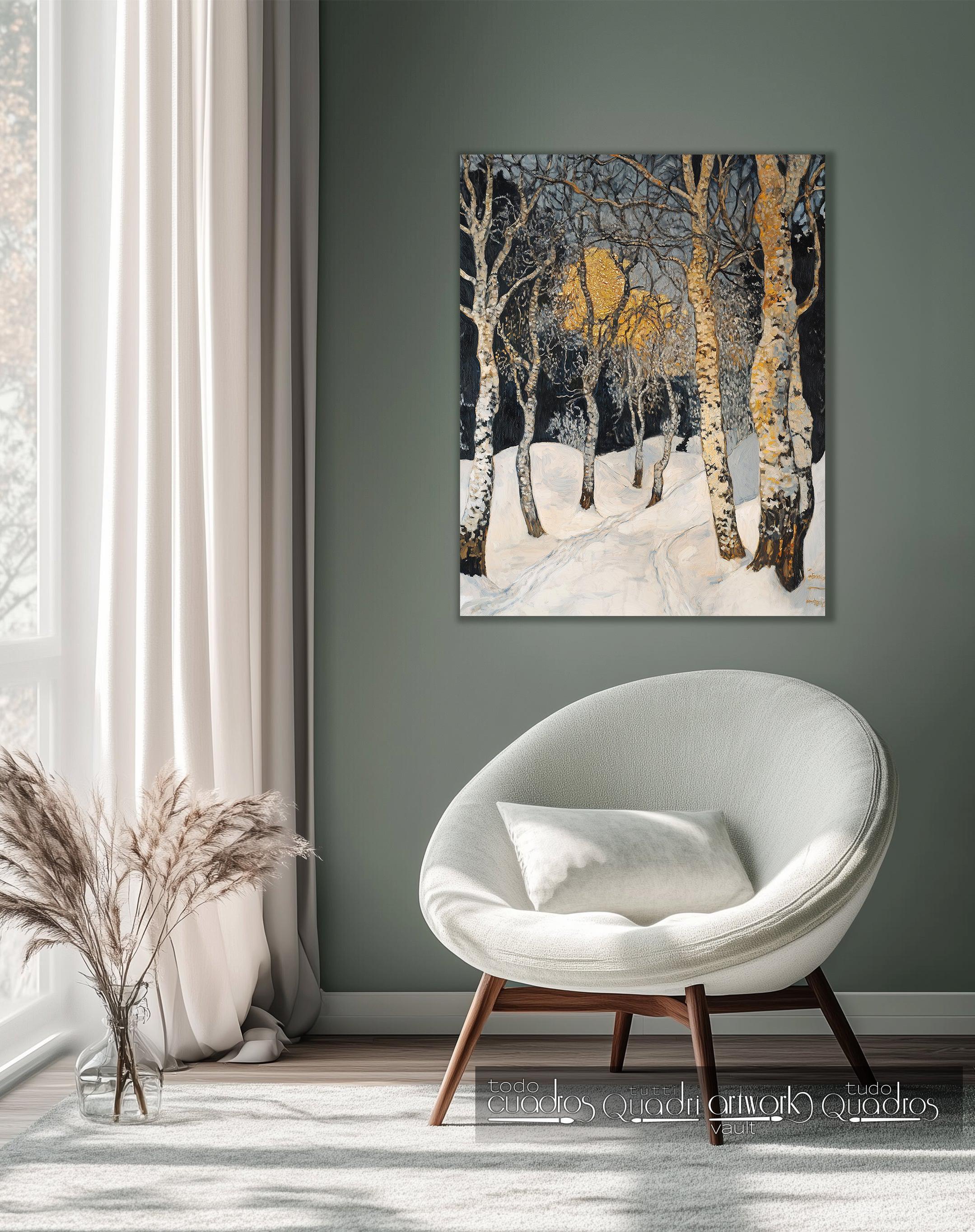 Feitiço de inverno, estilo Klimt
