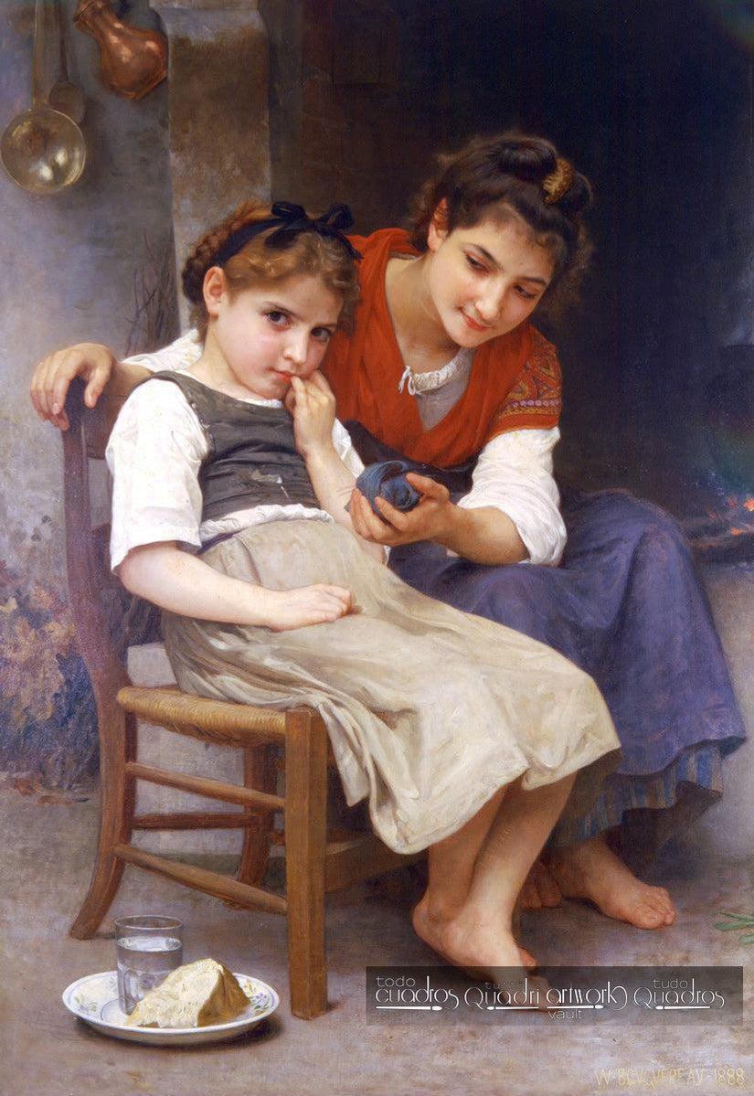 Petite boudeuse, Bouguereau