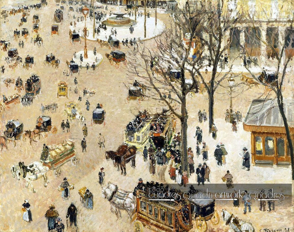 La Place du Théâtre Français, Pissarro