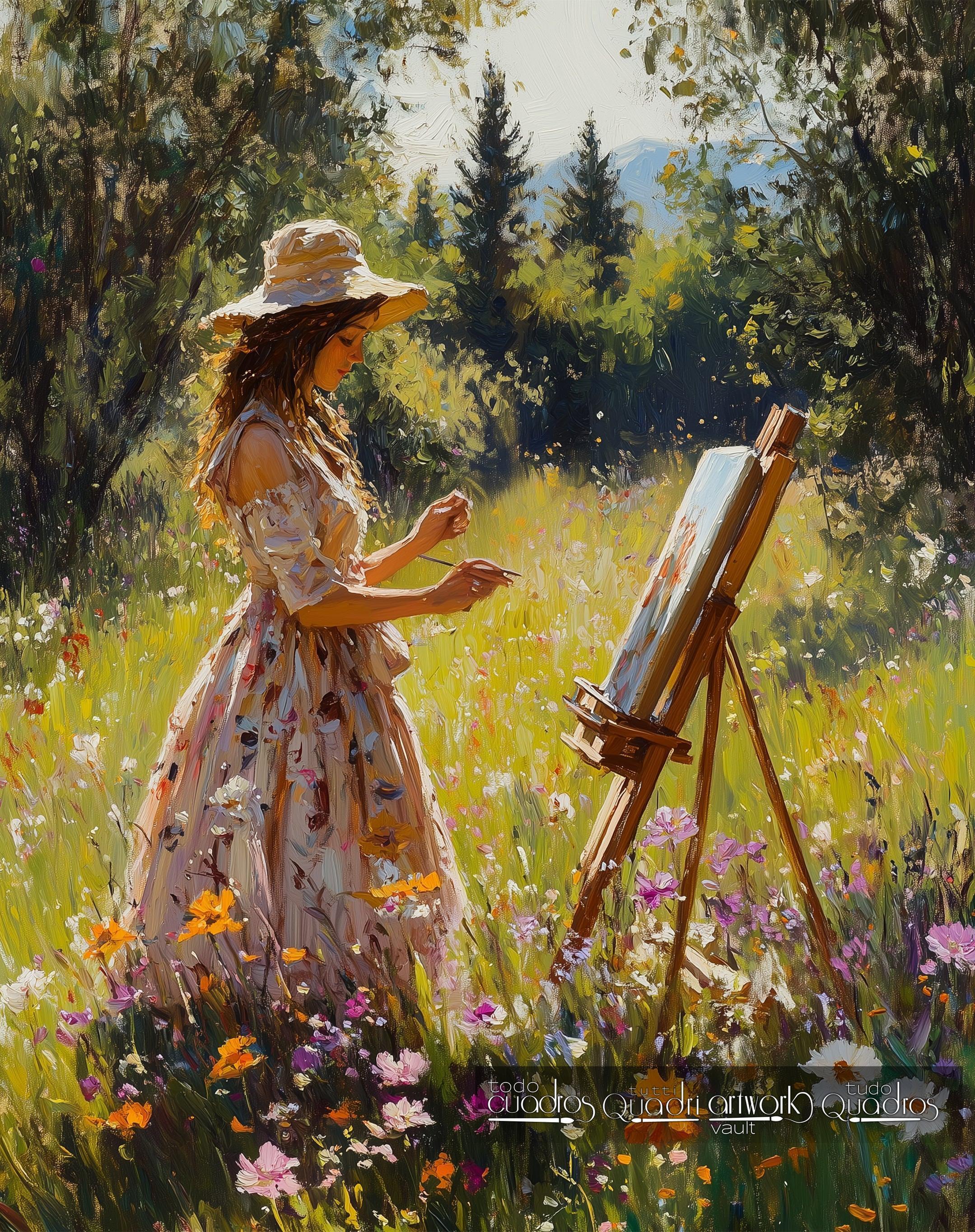 L’art fleurit, style Sorolla