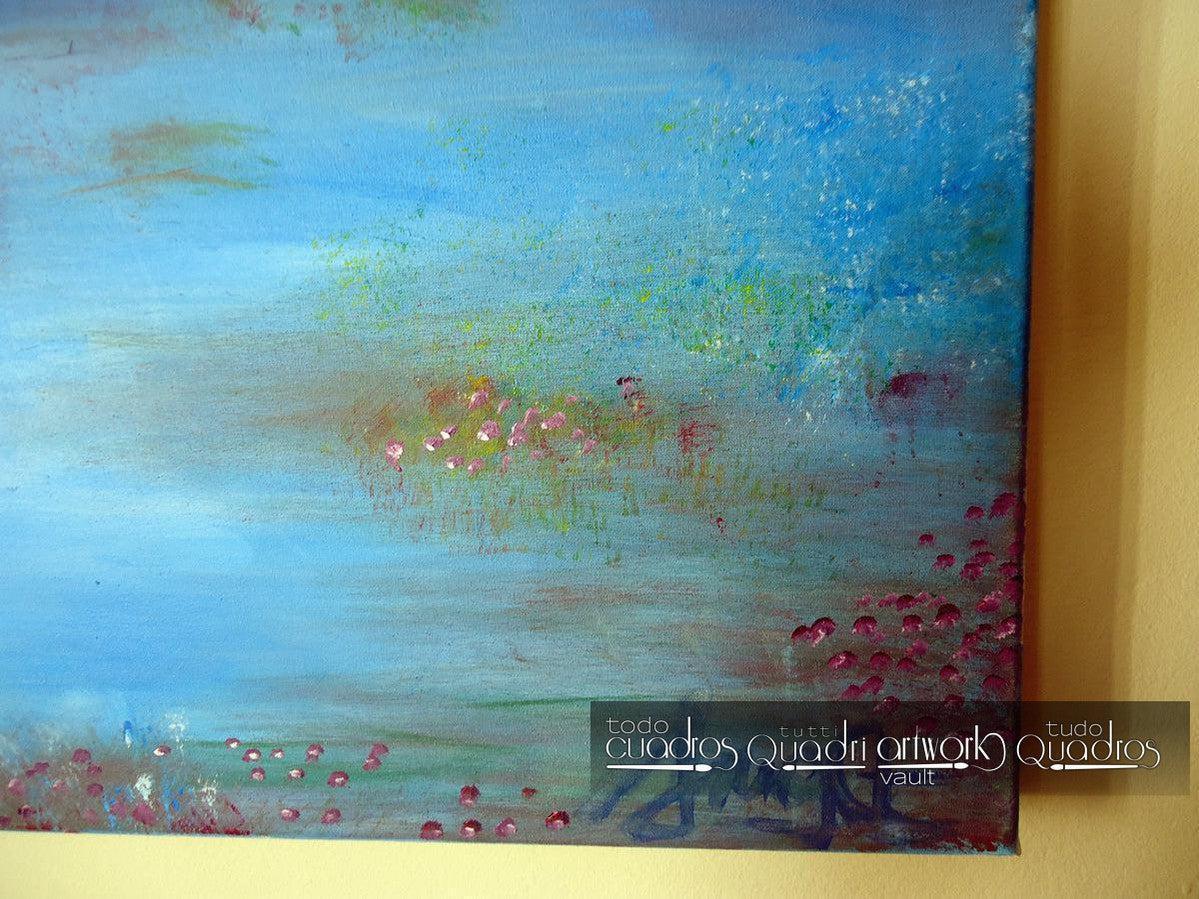 Quadro "O Lago Azul" <br /> A. Croxatto