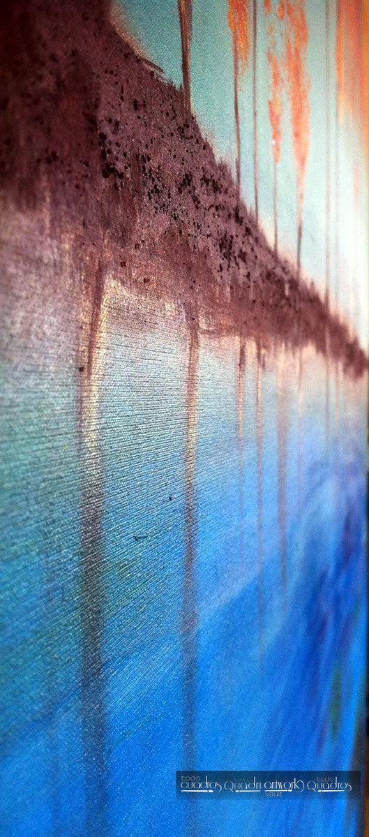 Quadro "O Lago Azul" <br /> A. Croxatto