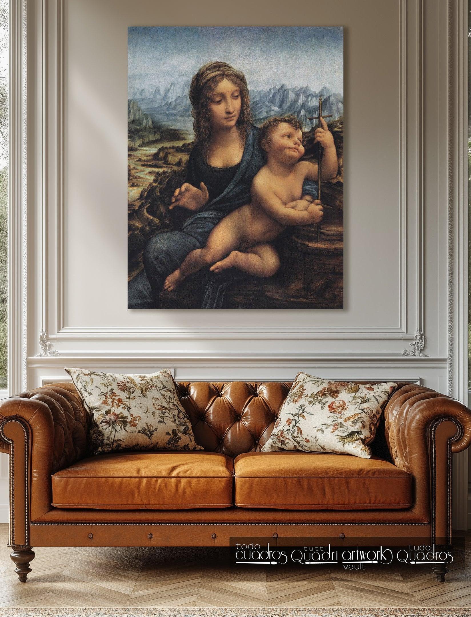 La Madone aux fuseaux, Léonard de Vinci