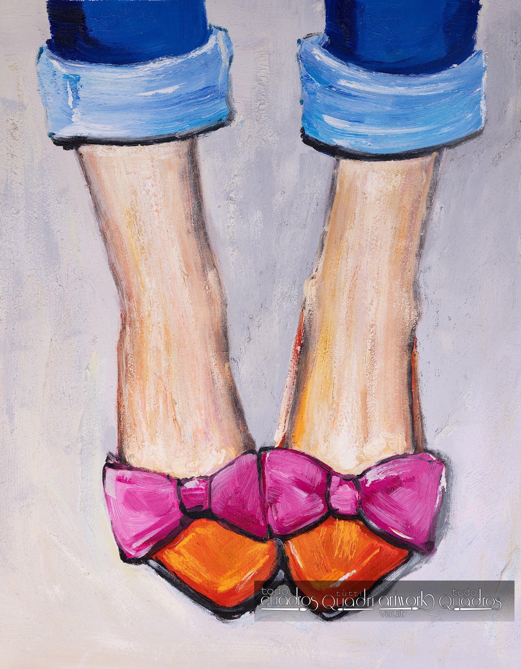 Petits souliers chics, huile
