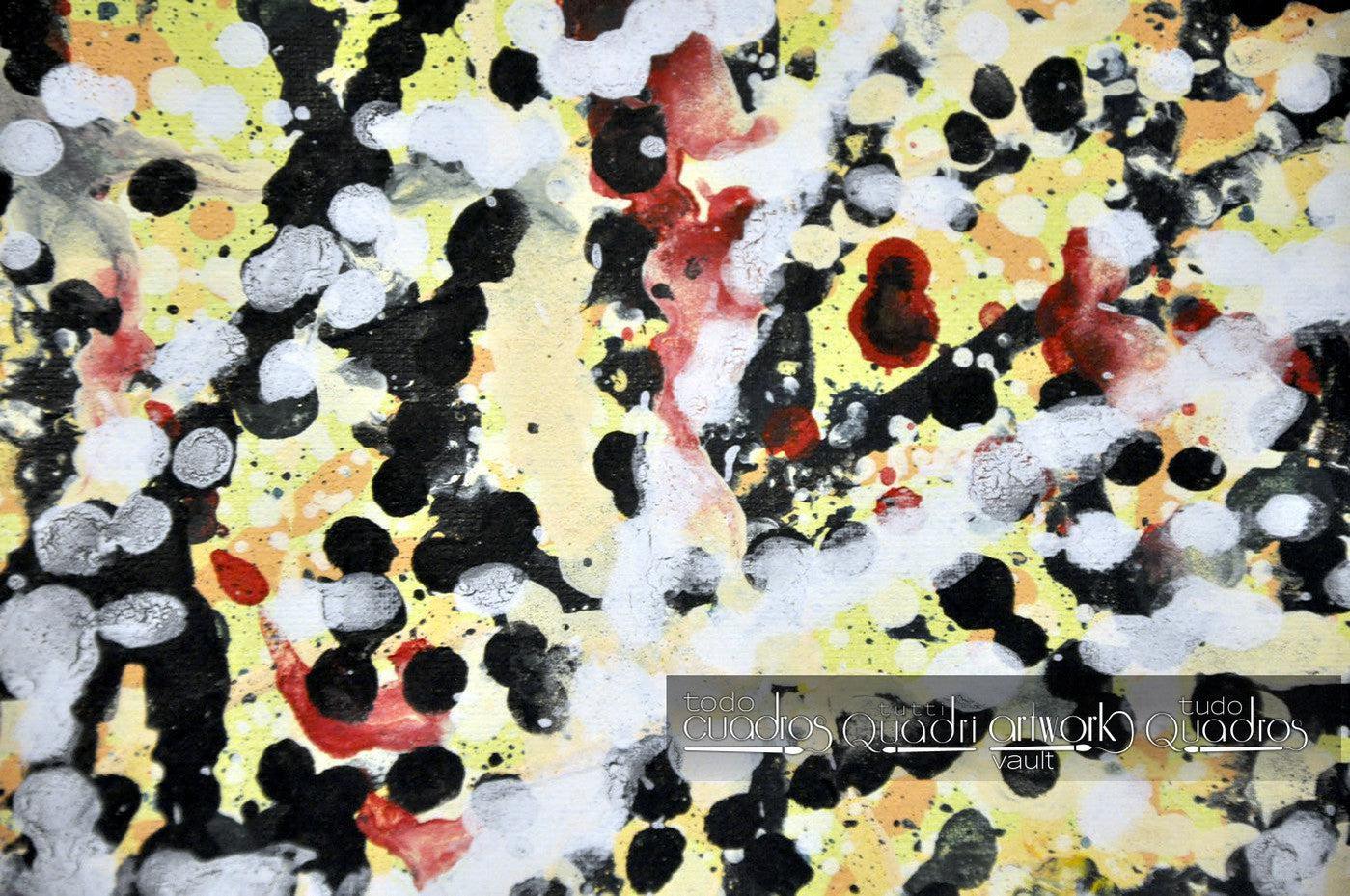 Cuadro "Homenaje a Pollock" <br /> A. Croxatto (2015)