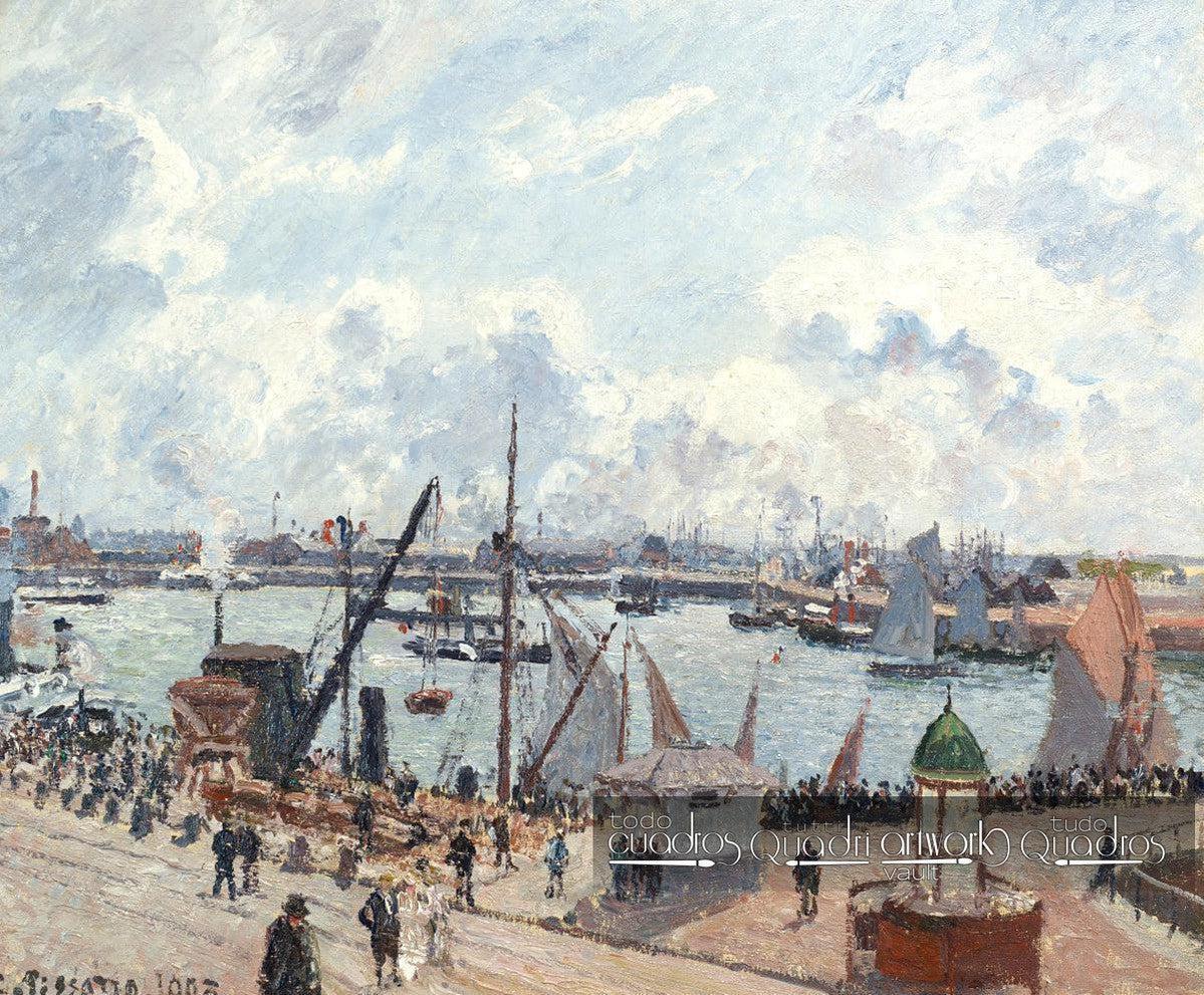 L'avant-port du Havre le matin, Pissarro