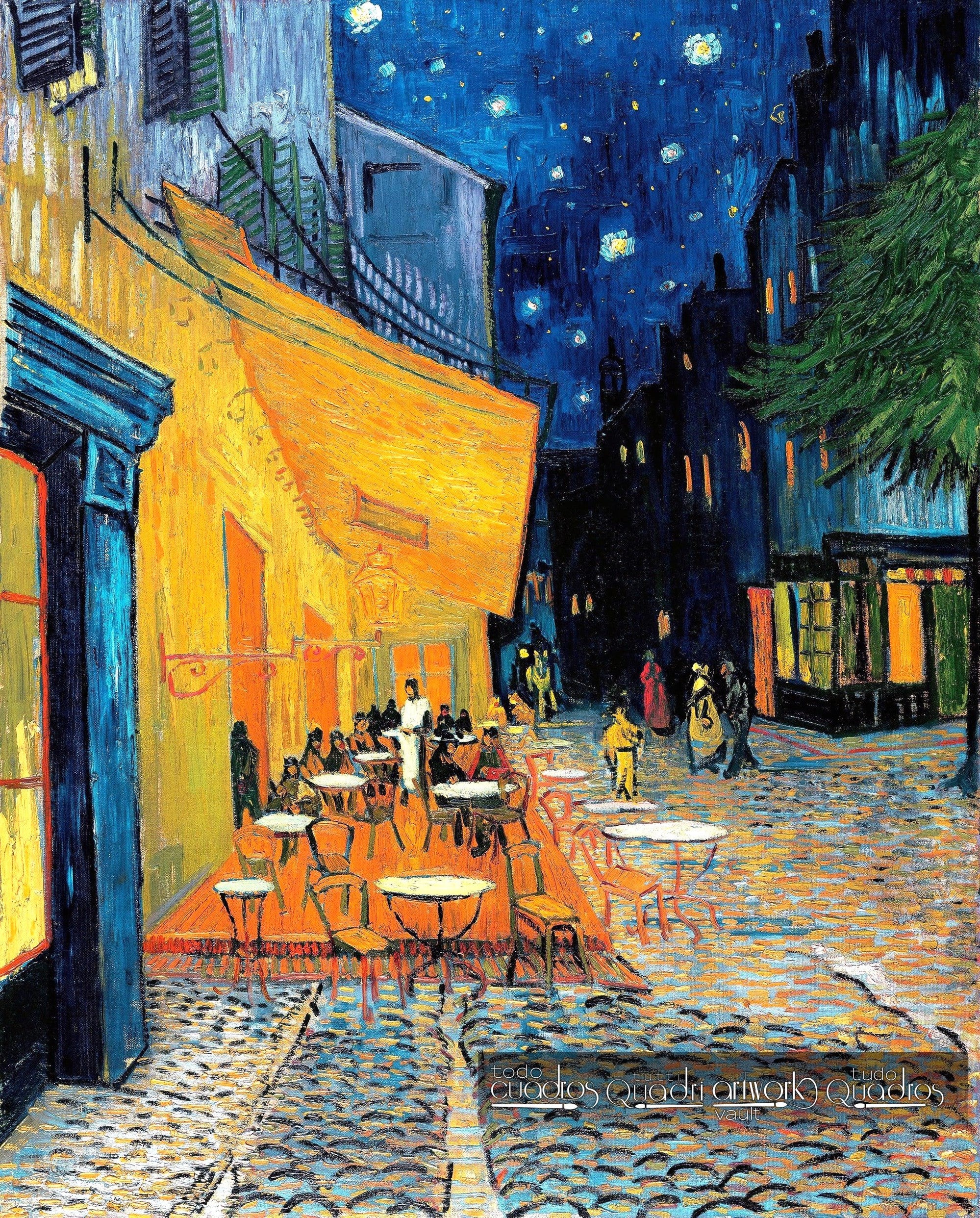 Terraza de café por la noche, Van Gogh