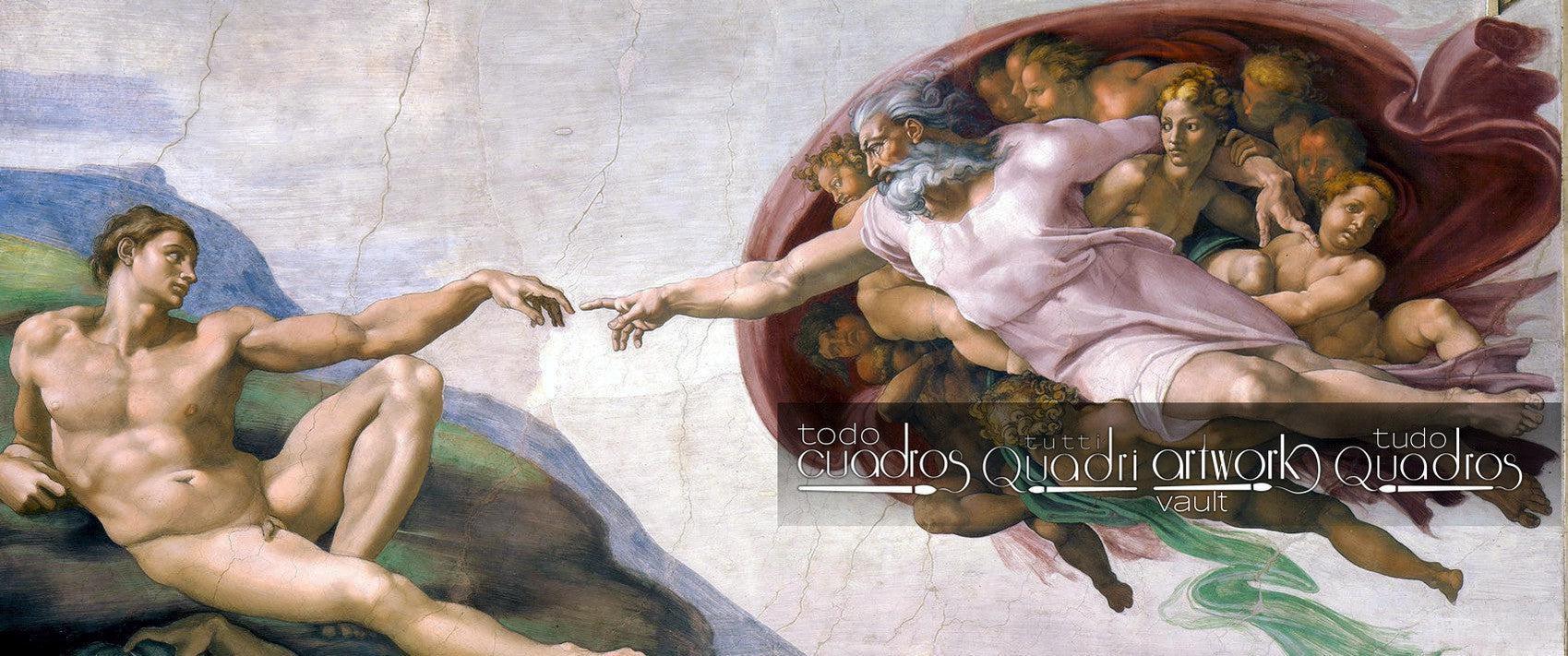 La Création d'Adam, Michel Ange