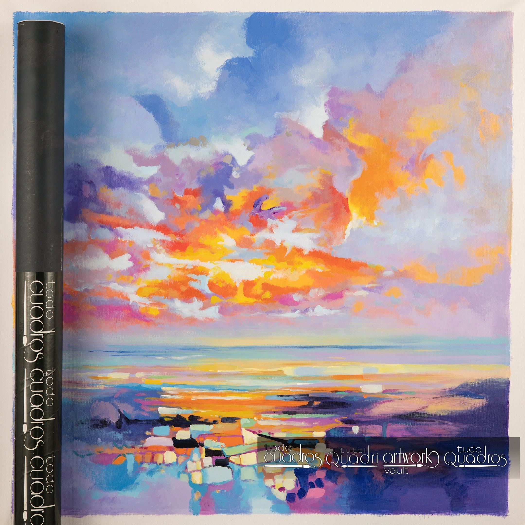 Crépuscule d’Ibiza, huile