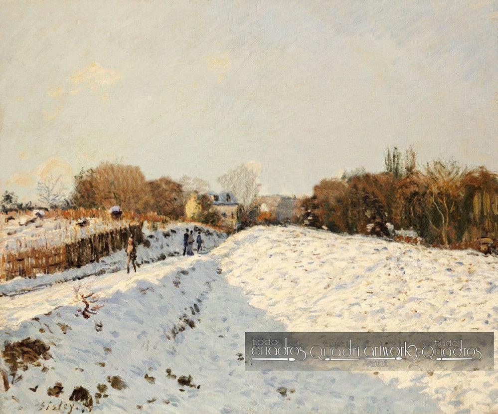 Effet de neige à Argenteuil, Sisley