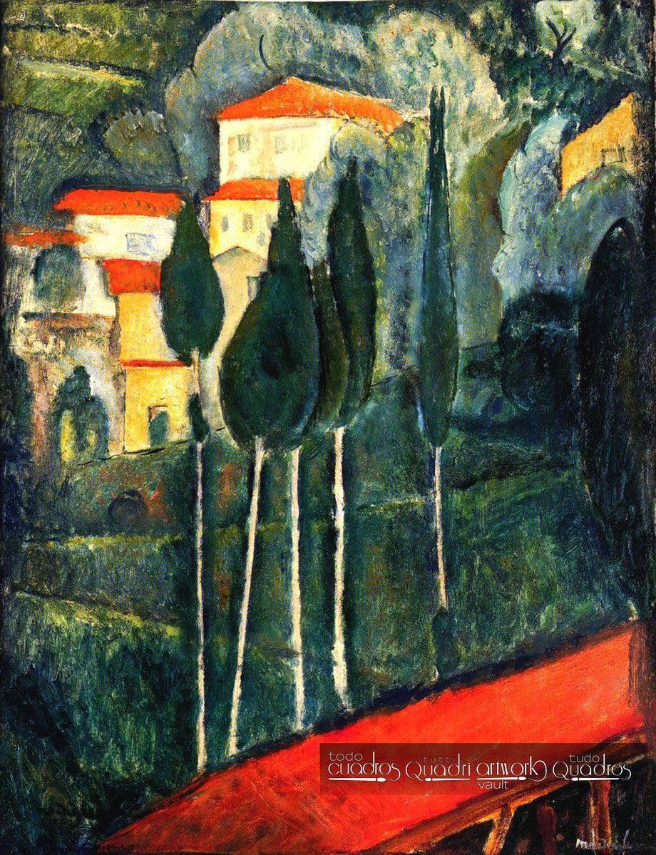 Paysage du Midi, Modigliani