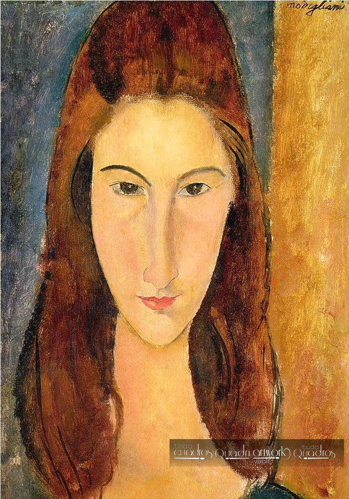 Portrait de face de Jeanne Hébuterne, Modigliani