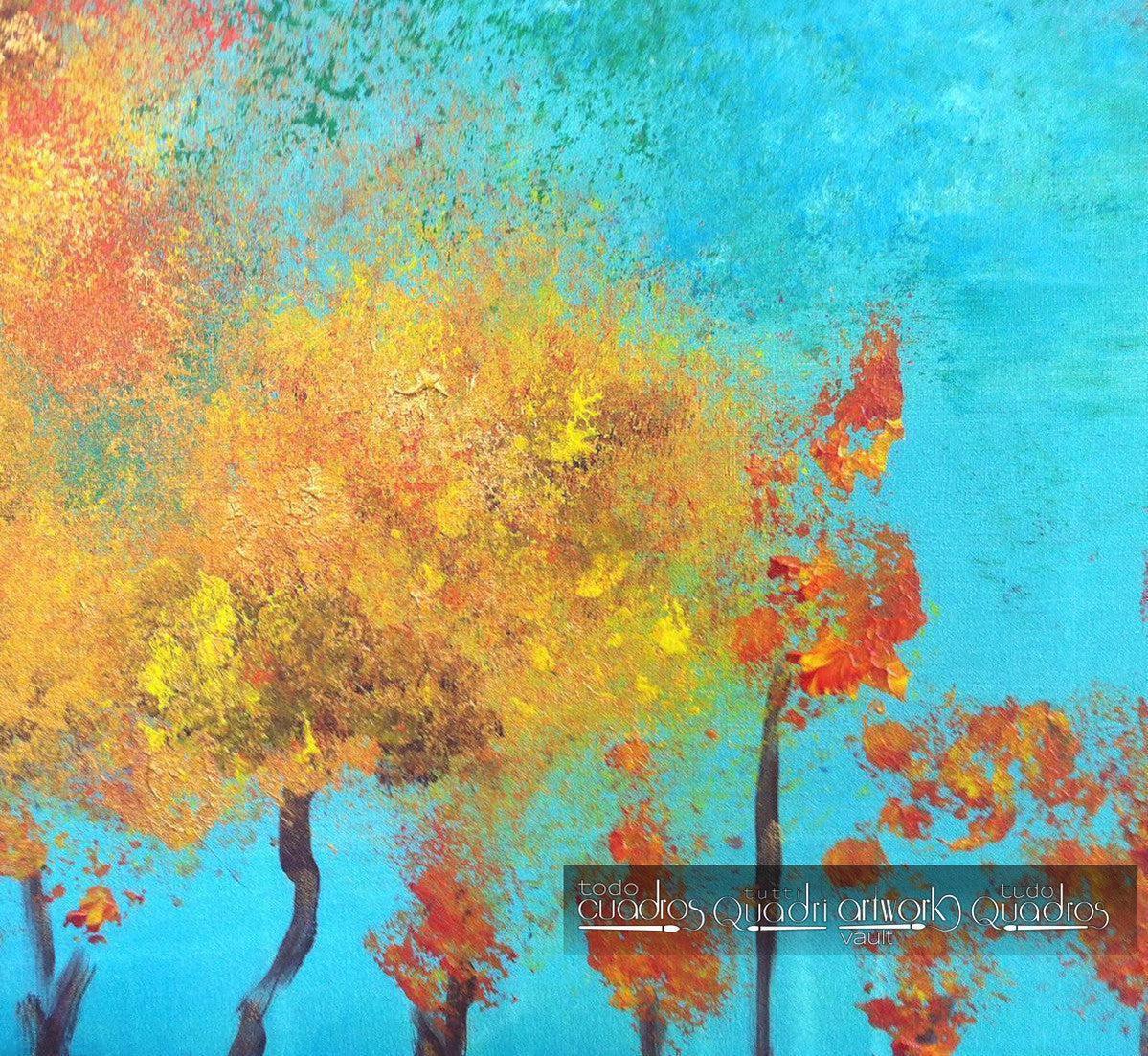 Quadro "O Lago Azul" <br /> A. Croxatto
