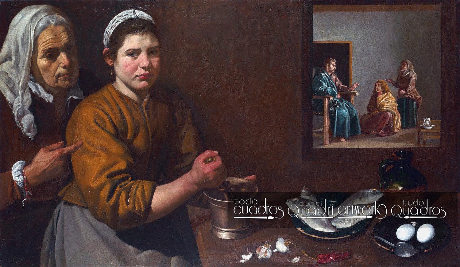 Christ dans la maison de Marthe et Marie,Vélasquez