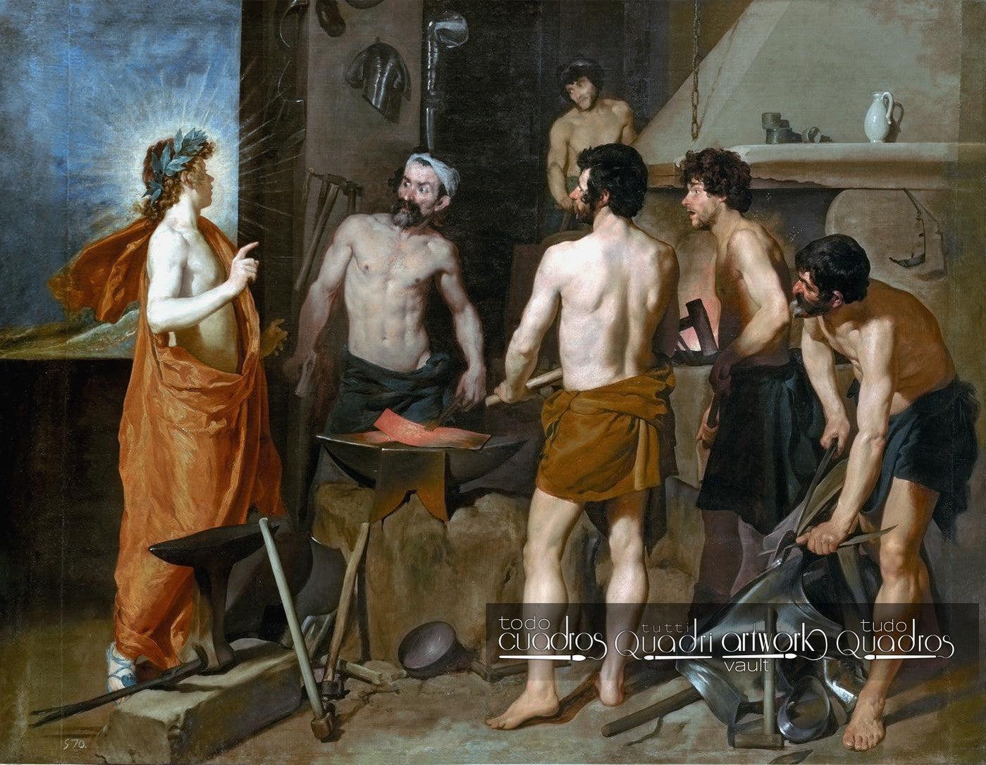 La Forge de Vulcain, Vélasquez