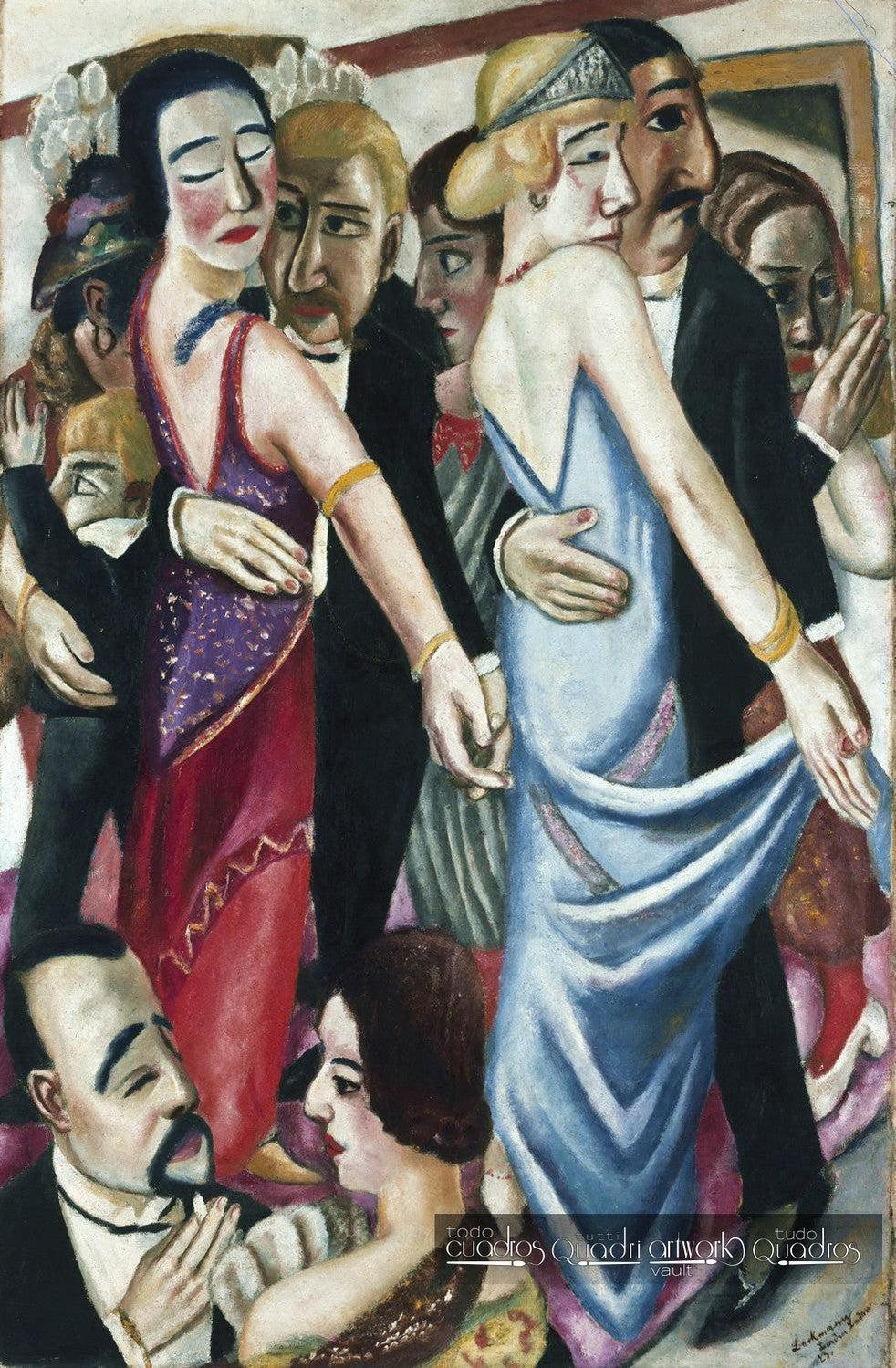 Salón de baile en Baden-Baden, Max Beckmann