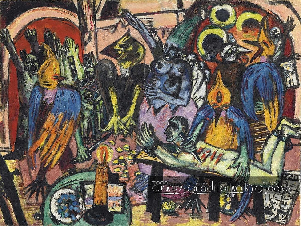 El infierno de los pájaros, Max Beckmann