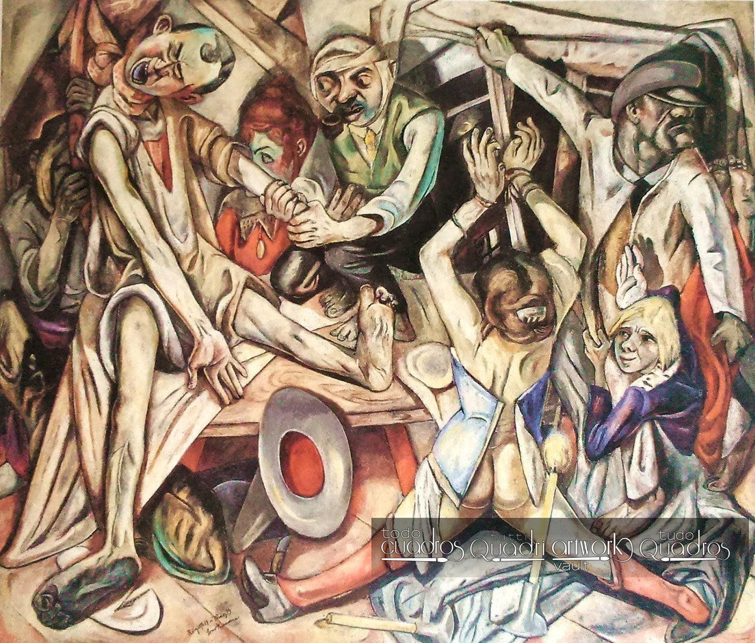 La noche, Max Beckmann