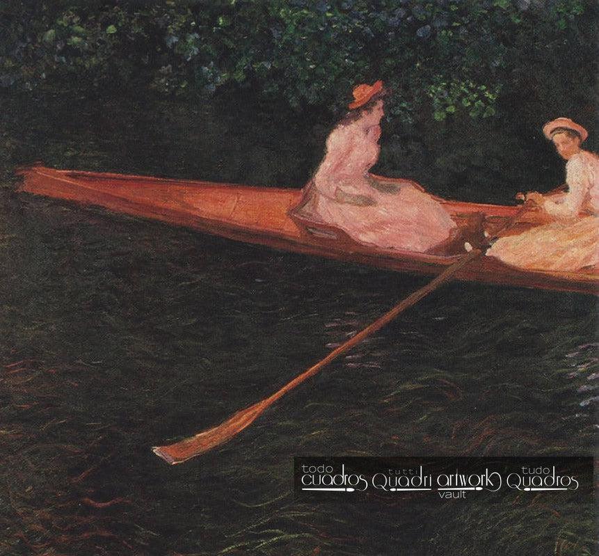 Bote en el Epte, Monet