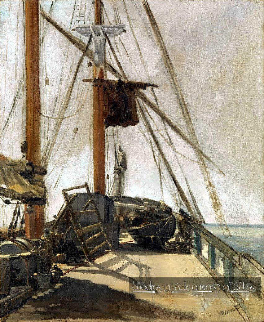 La Cubierta de Barco, Manet