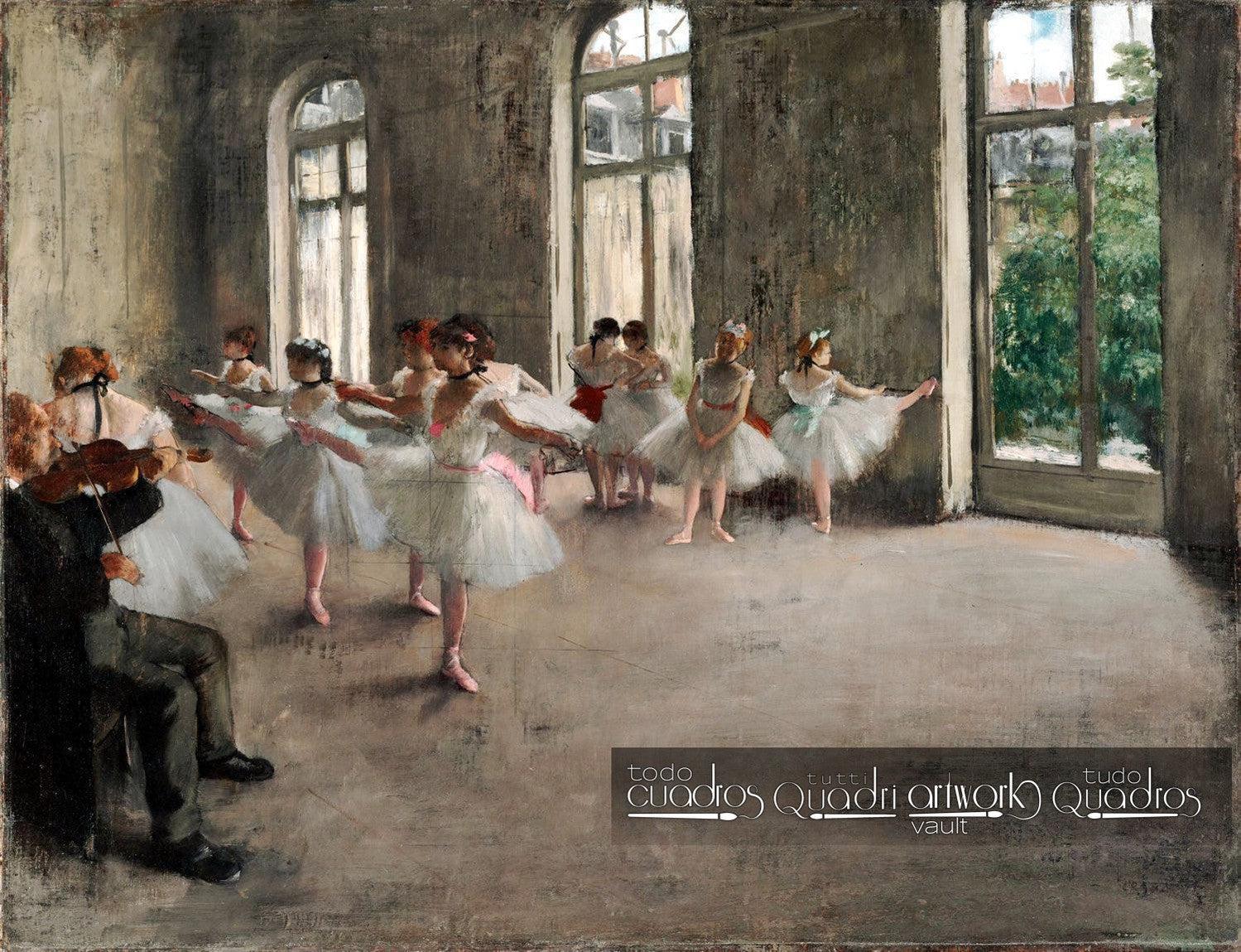 El ensayo, Degas