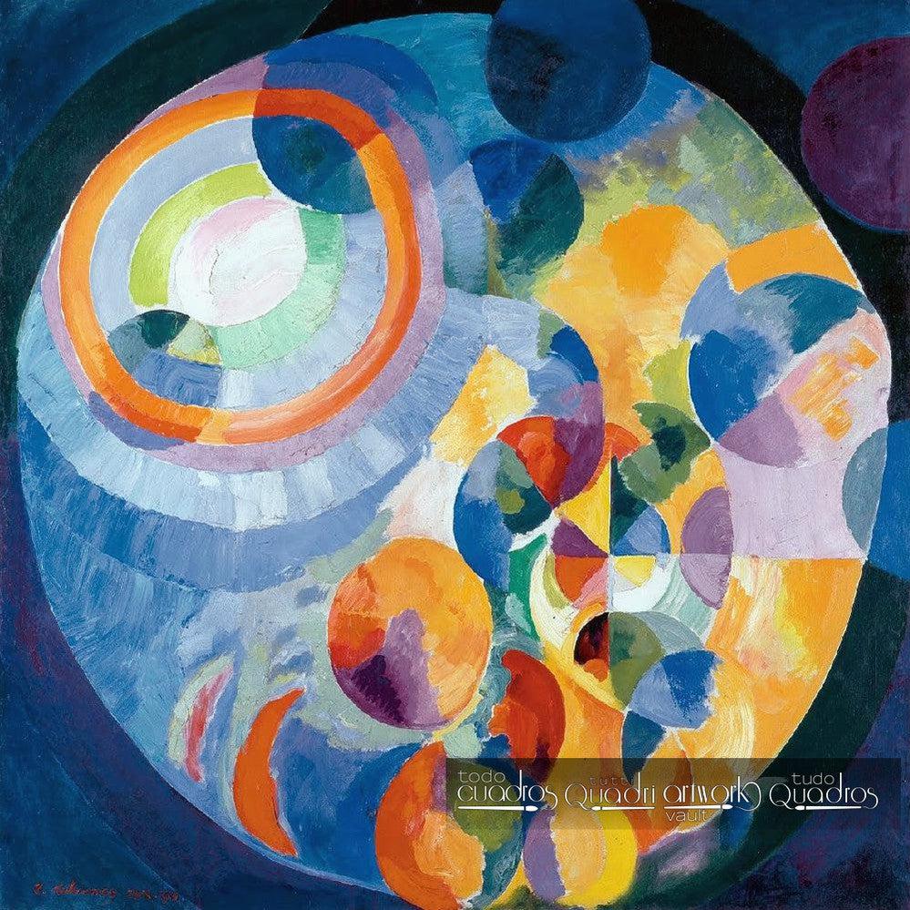 Formas circulares, sol y luna, R. Delaunay